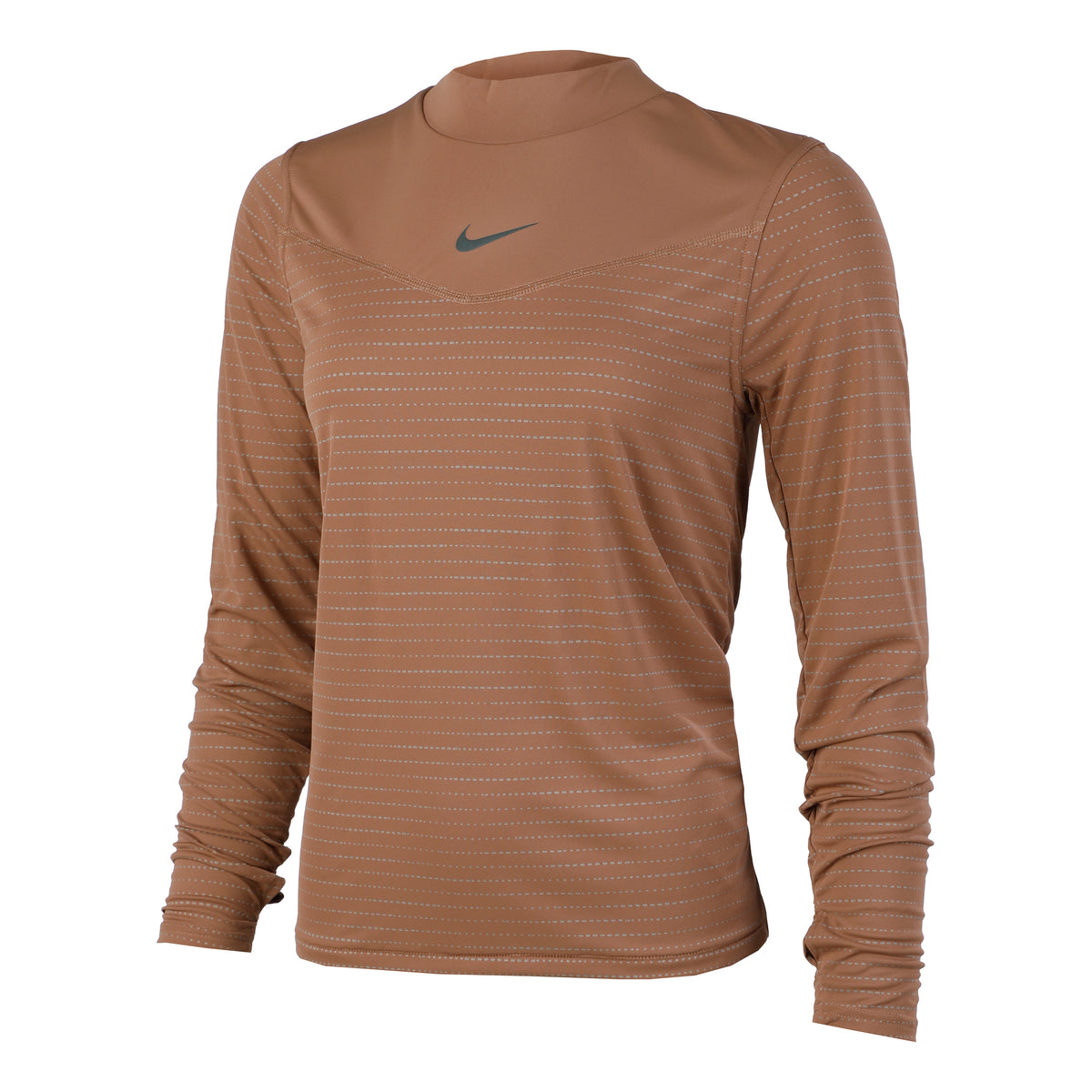 Nike Dri-Fit Run DVN Longsleeve Damen - braun, Nike Dri-Fit Run DVN Longsleeve Damen - braun,