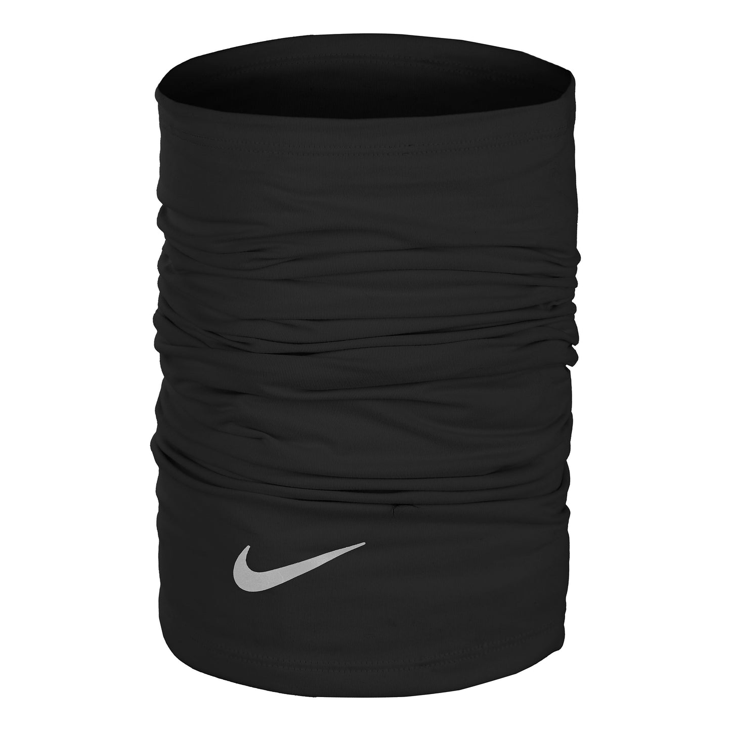 Nike Dri-Fit Dri-Fit 2.0 Wrap Tube scarf - black, silver Nike Dri-Fit Dri-Fit 2.0 Wrap Tube scarf - black, silver