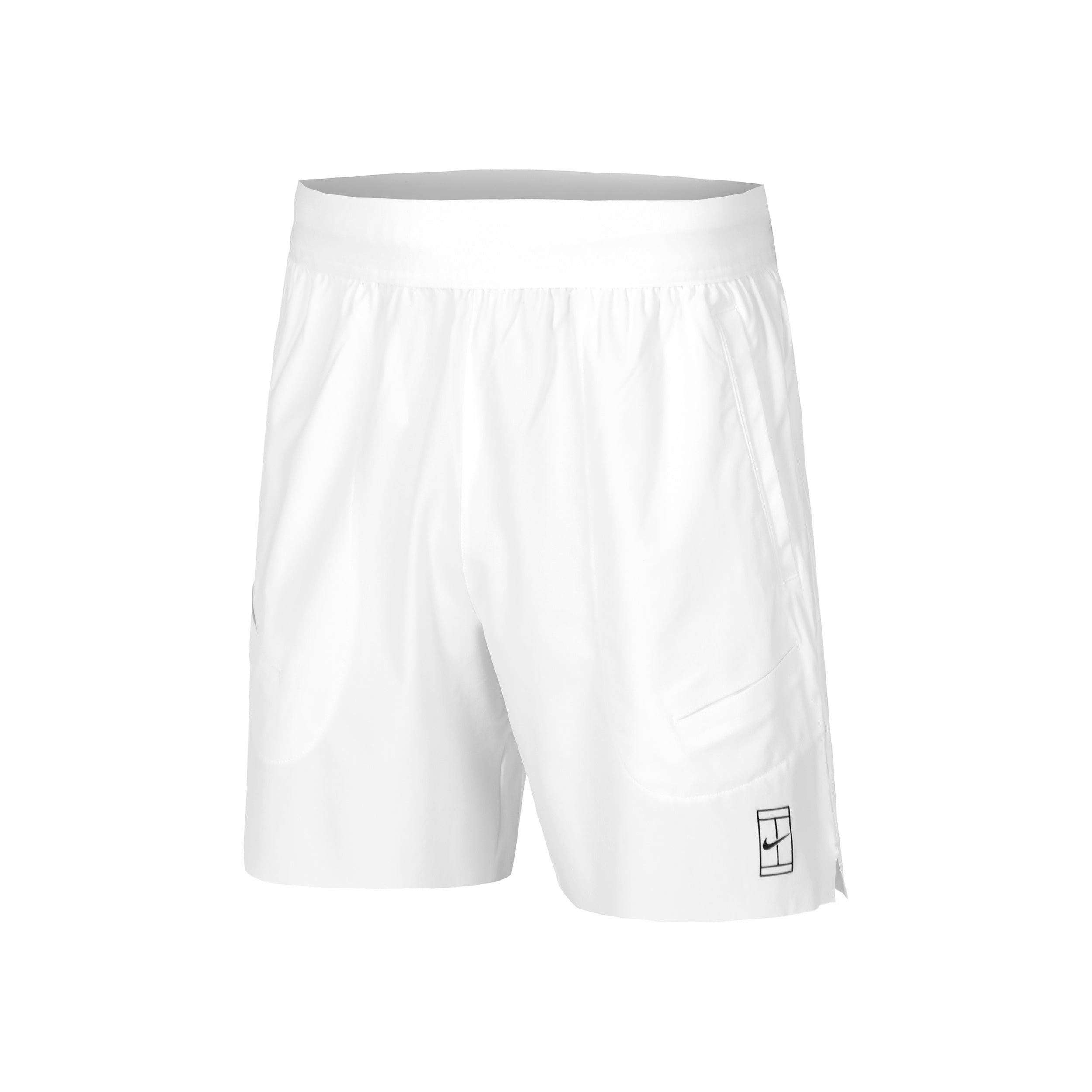 Court Dri-Fit Advantage 8in Shorts Men-White,Black | Tennis-Point