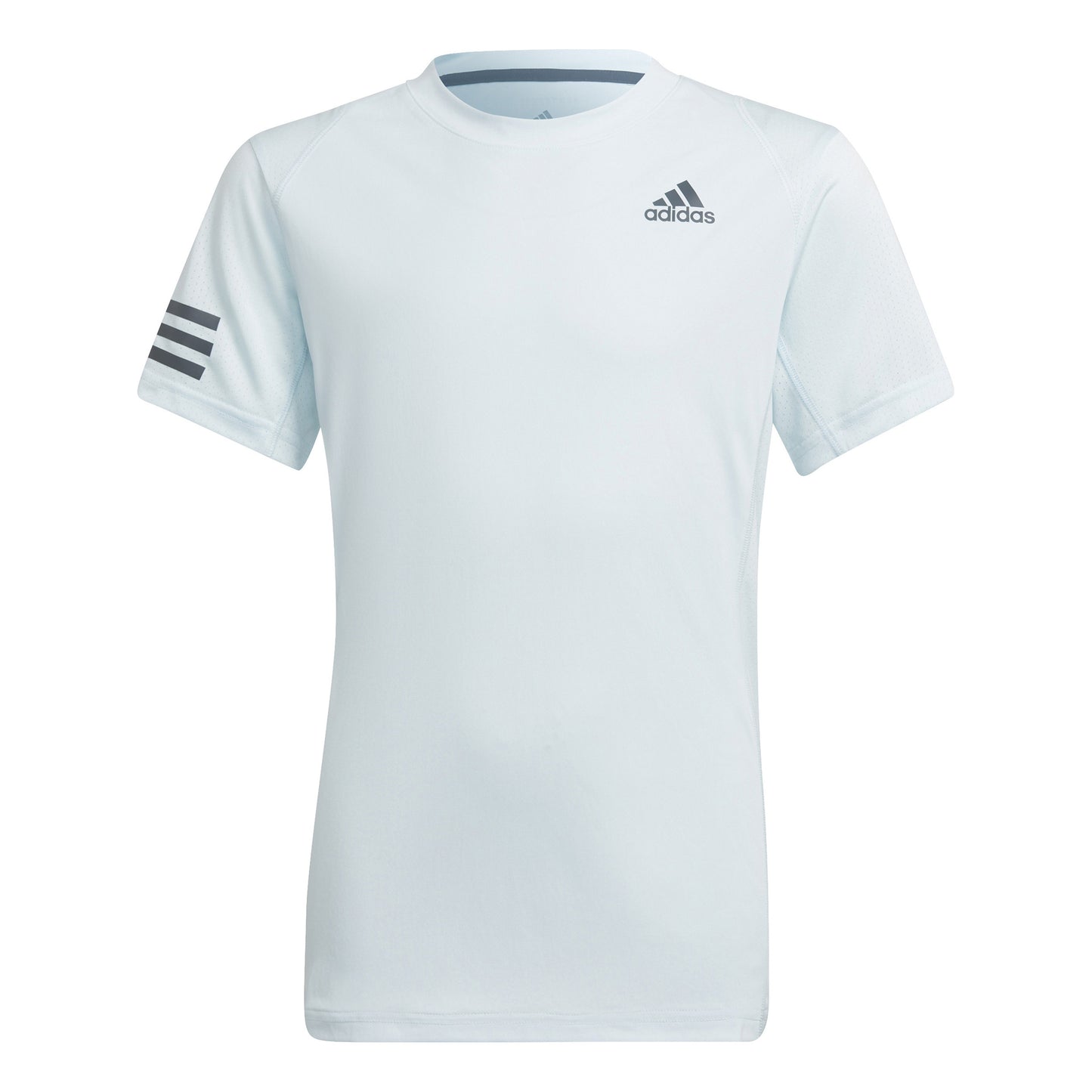adidas Club 3 Stripes T-Shirt Boys - light blue, adidas Club 3 Stripes T-Shirt Boys - light blue,