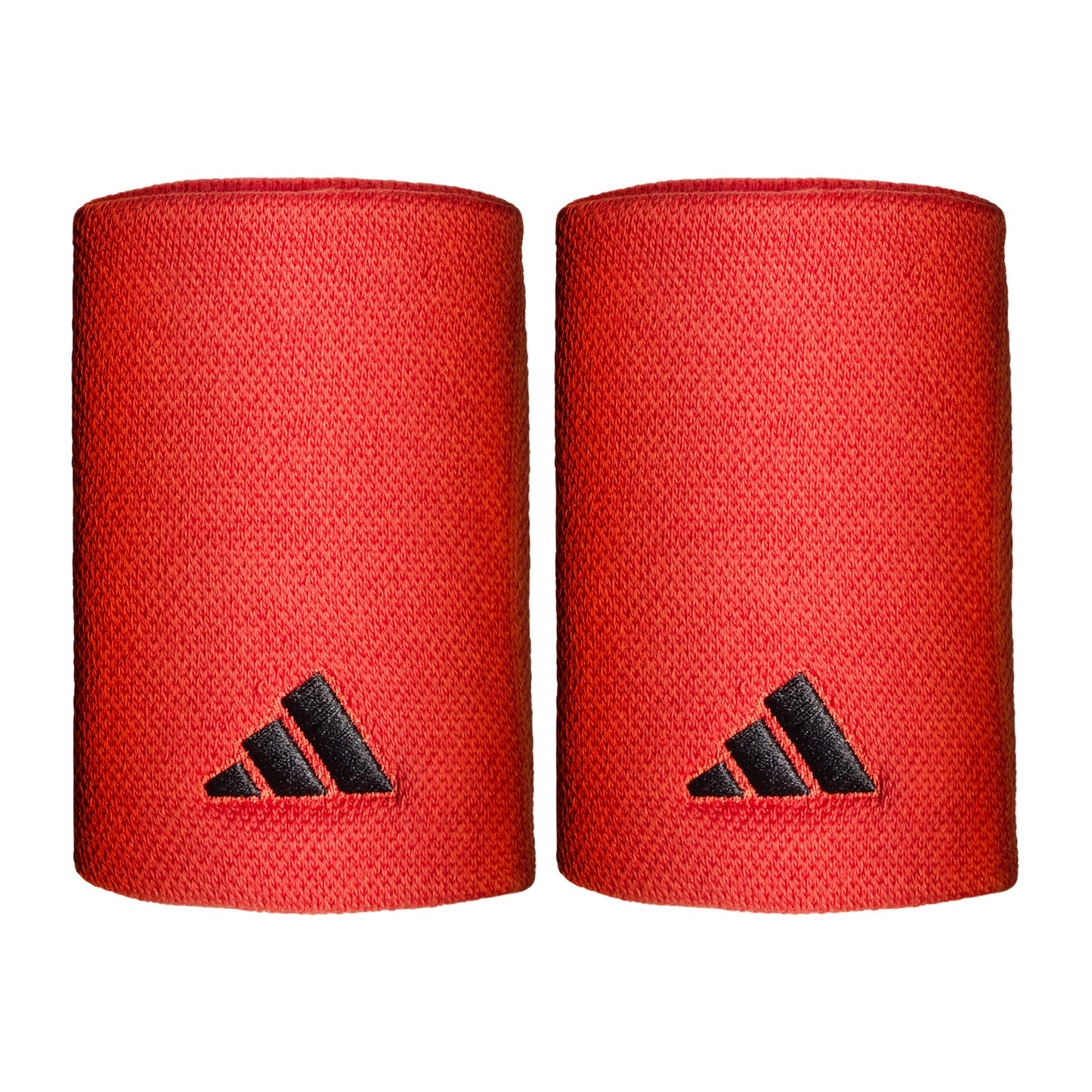 adidas Wristband 2 Pack short - red, black adidas Wristband 2 Pack short - red, black