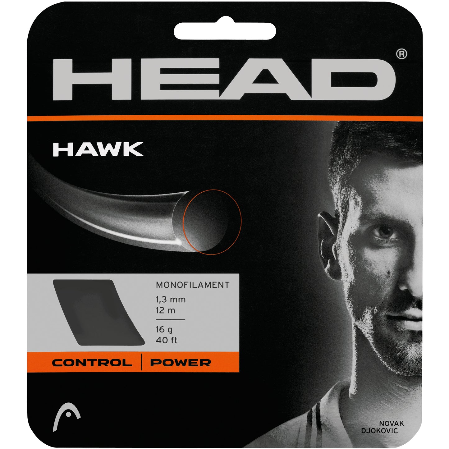 HEAD Hawk String Set 12m-Grey HEAD Hawk String Set 12m-Grey