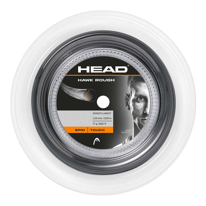 HEAD Hawk Rough String reel 200m - anthracite HEAD Hawk Rough String reel 200m - anthracite