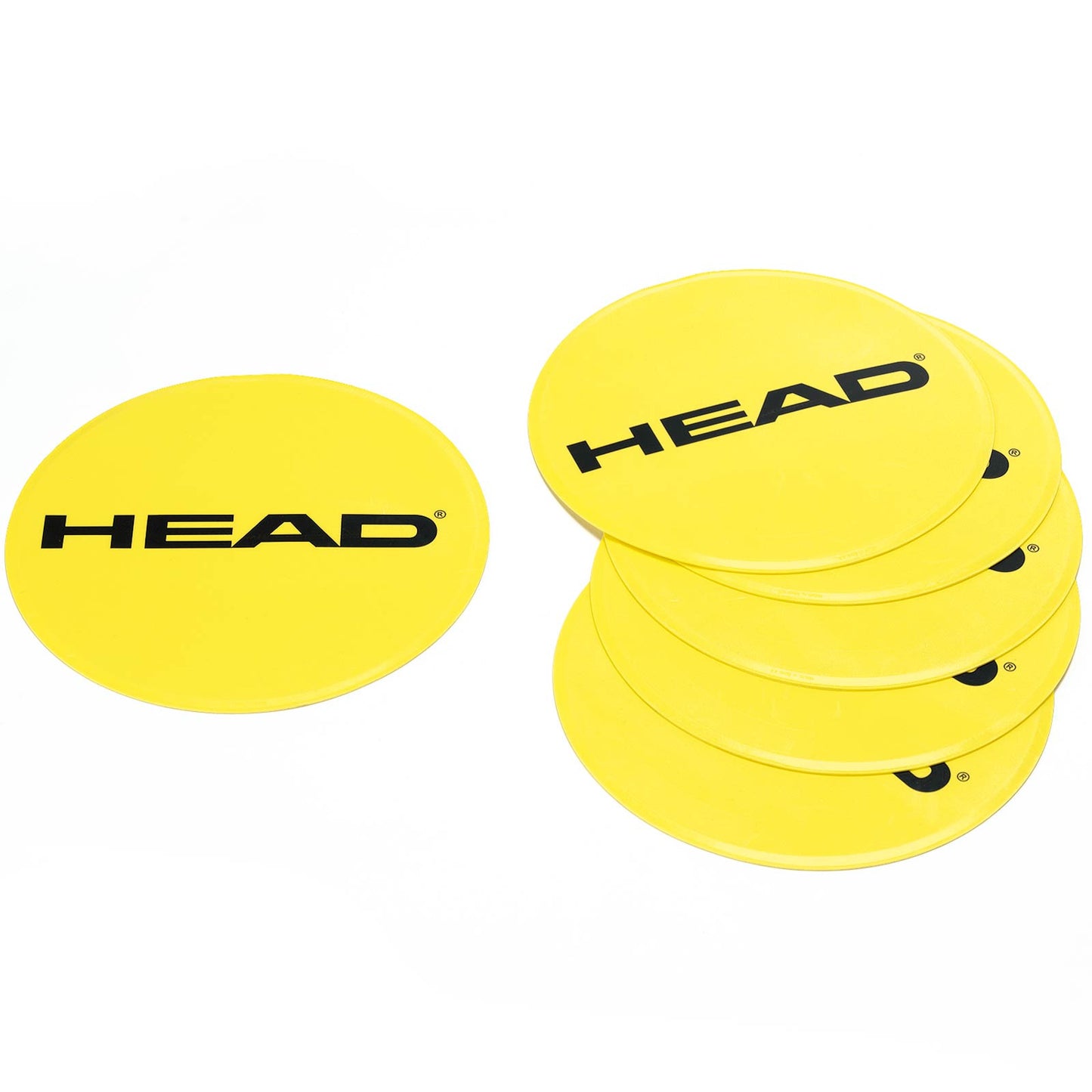 HEAD Target Marker 6 Pack Round-Yellow HEAD Target Marker 6 Pack Round-Yellow