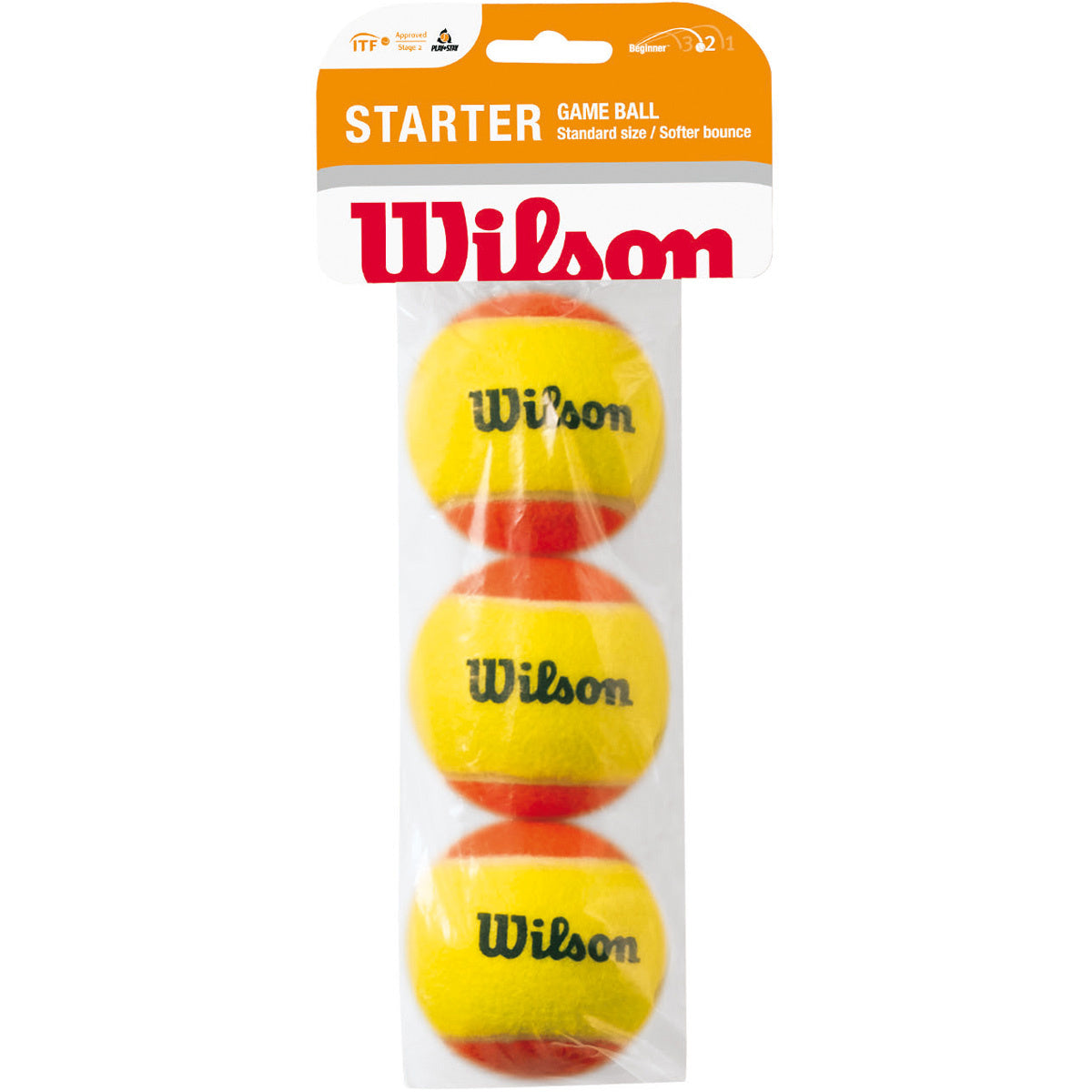 Wilson Starter Balls (Stage 2) 3er Beutel Wilson Starter Balls (Stage 2) 3er Beutel