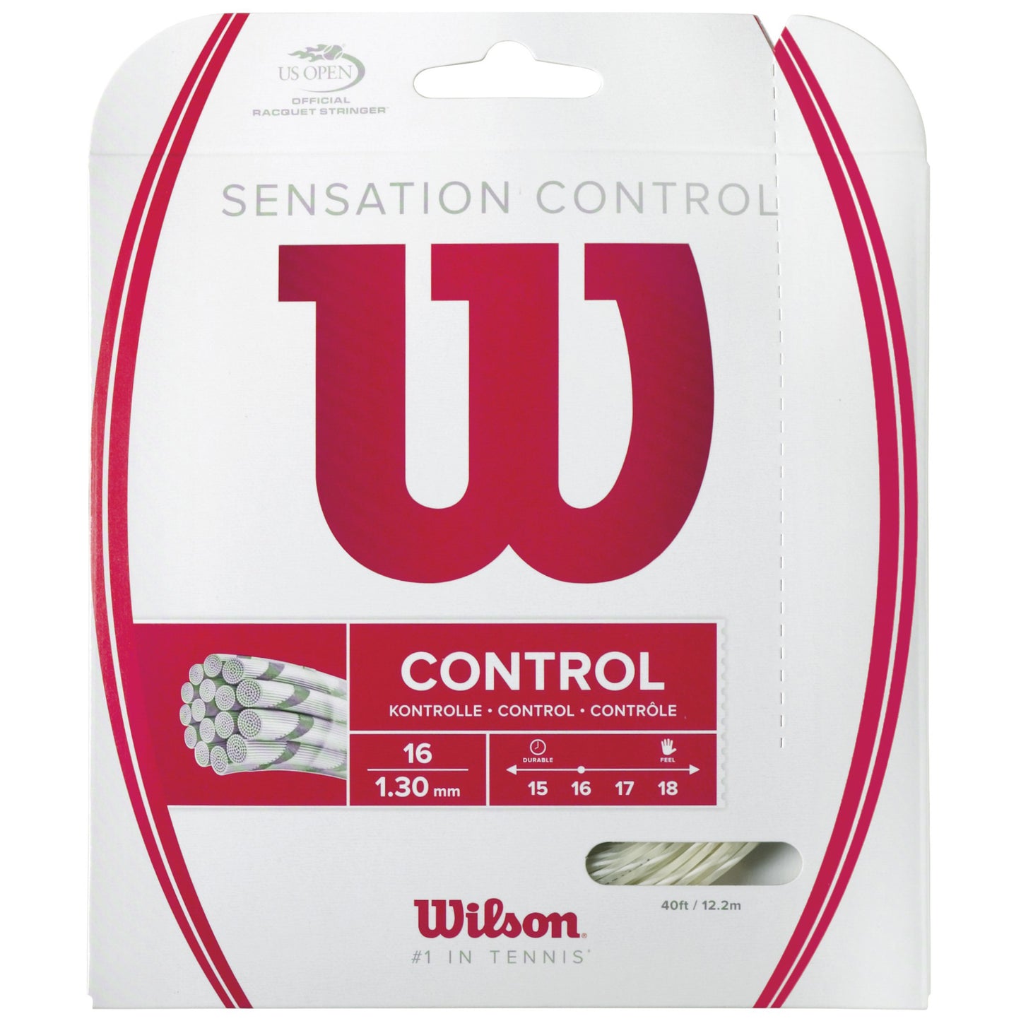 Wilson Sensation Control String Set 12,2m-Ecru Wilson Sensation Control String Set 12,2m-Ecru