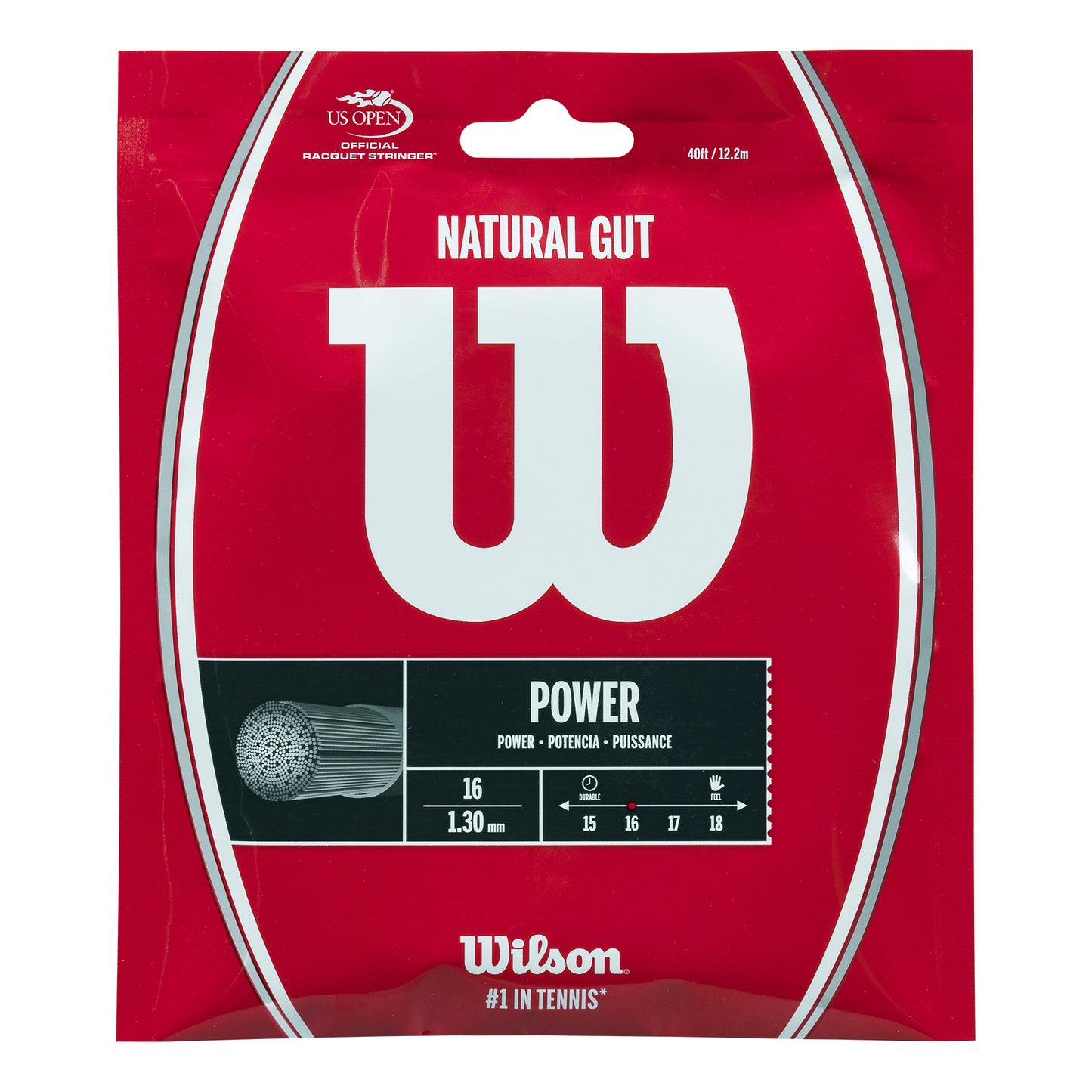 Wilson Natural Gut String set 12,2m - ecru Wilson Natural Gut String set 12,2m - ecru