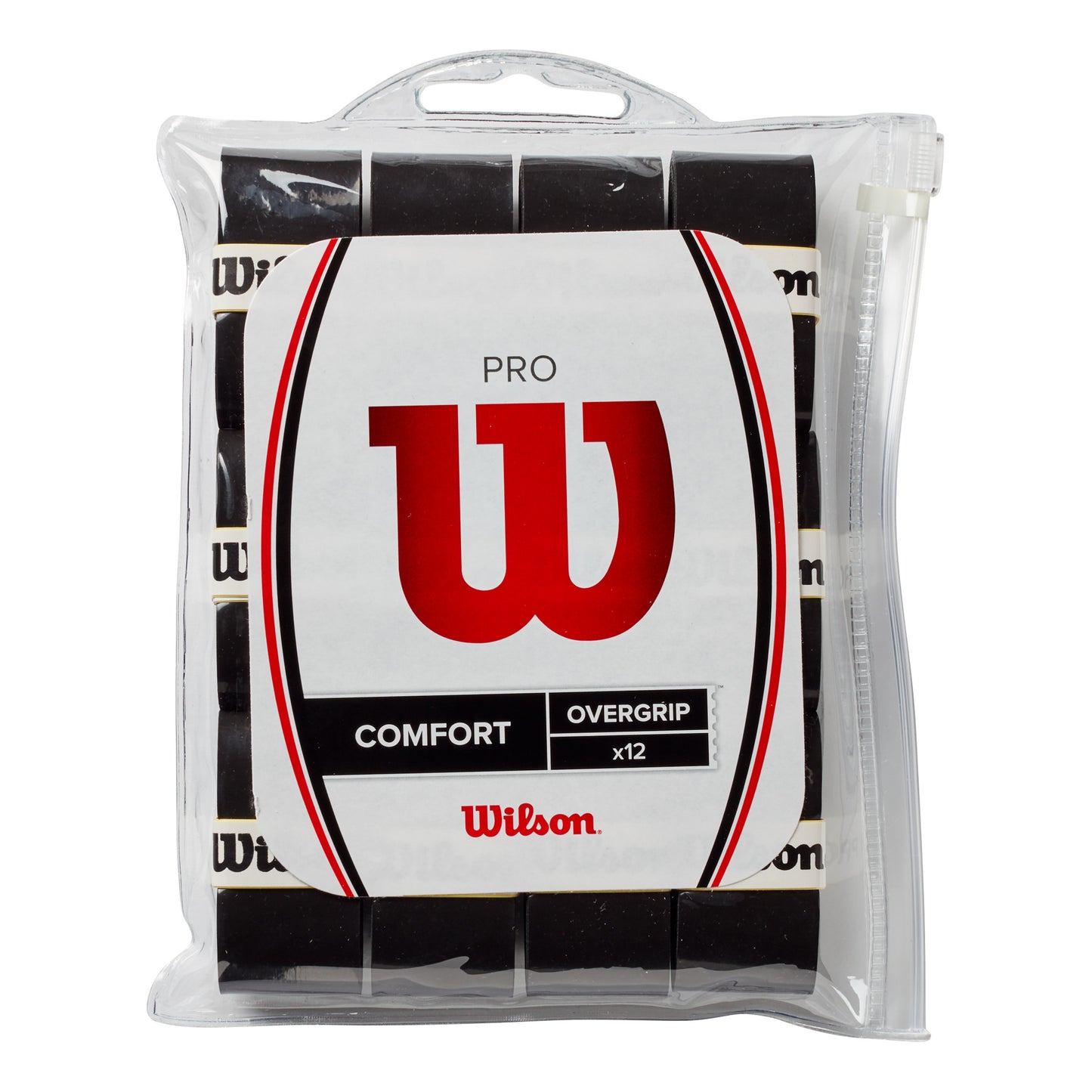 Wilson Pro Overgrip 12 Pack-Black Wilson Pro Overgrip 12 Pack-Black