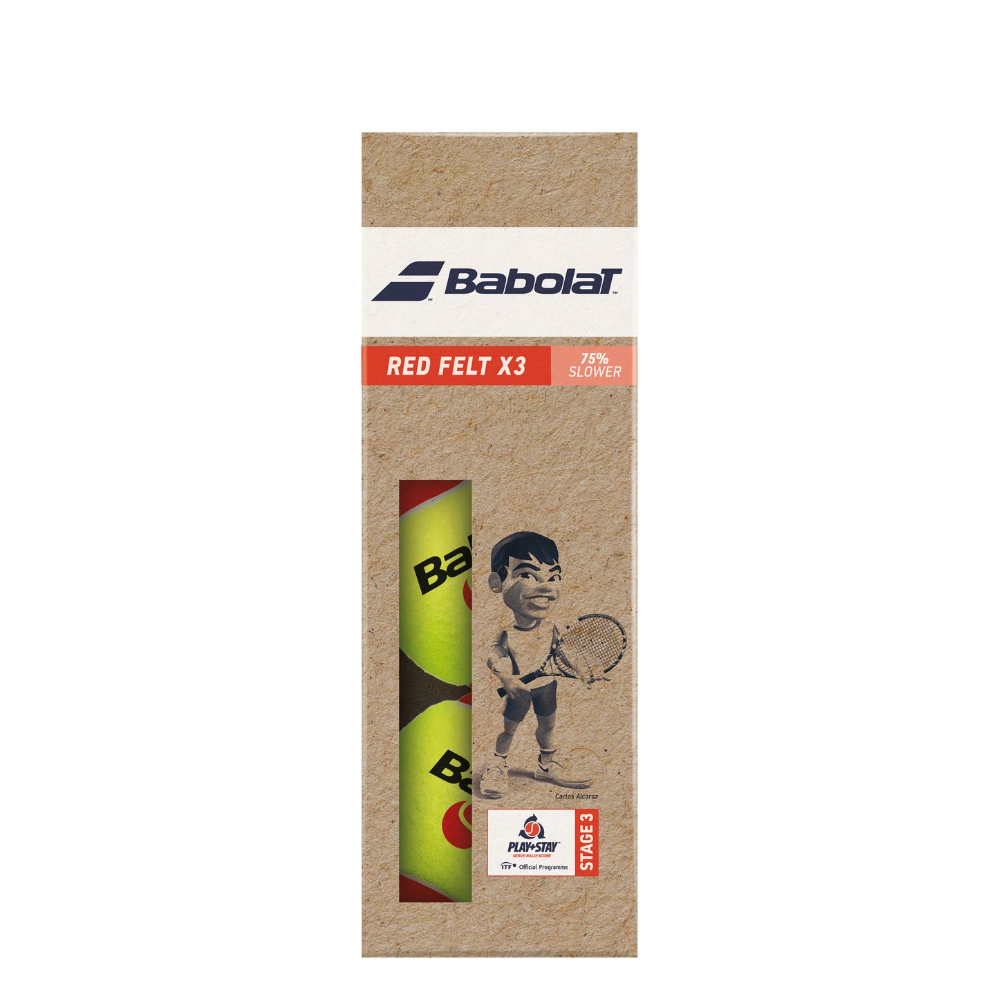 Babolat Red Felt (Stage 3) 3er Beutel Babolat Red Felt (Stage 3) 3er Beutel