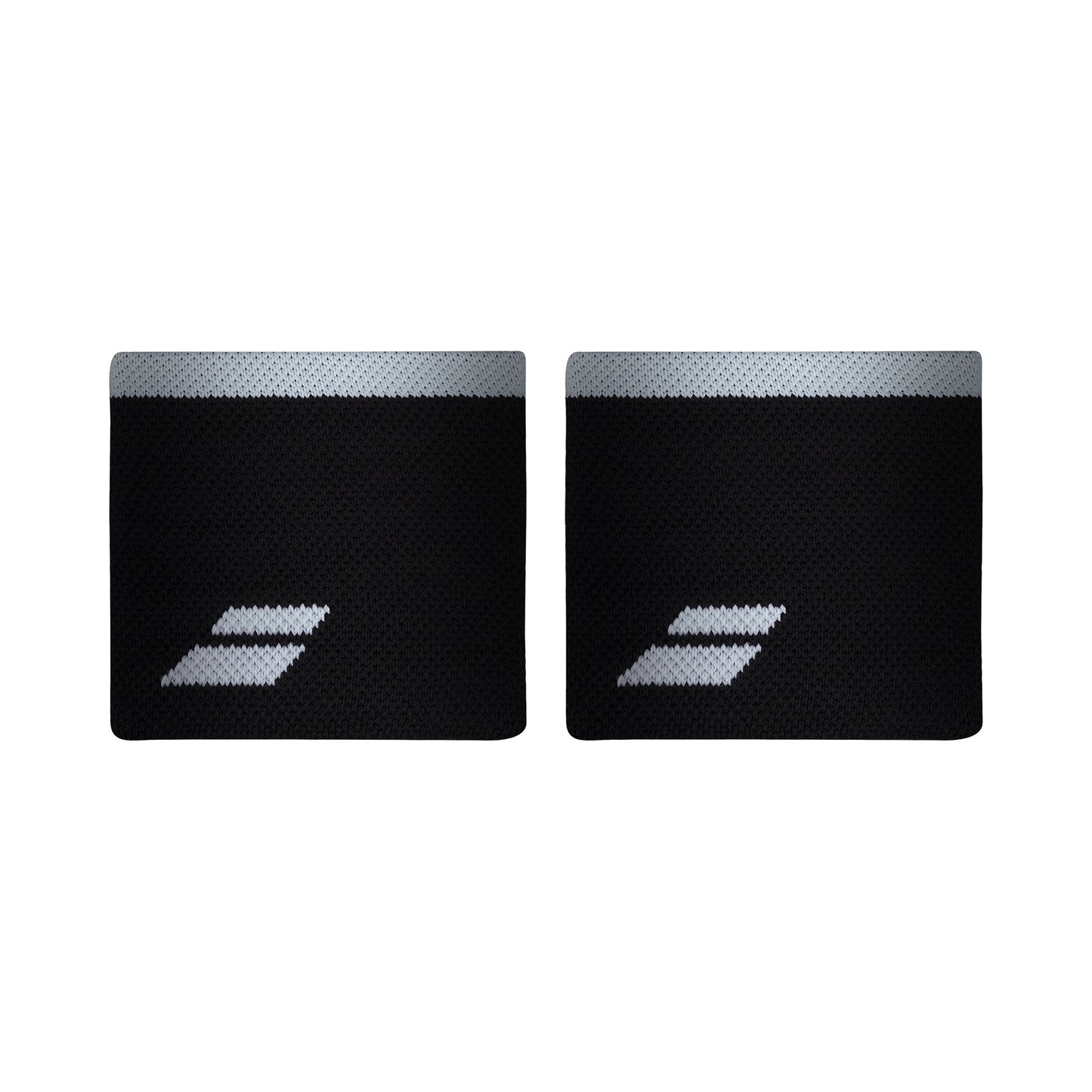 Babolat Logo Wristband short - black, white Babolat Logo Wristband short - black, white
