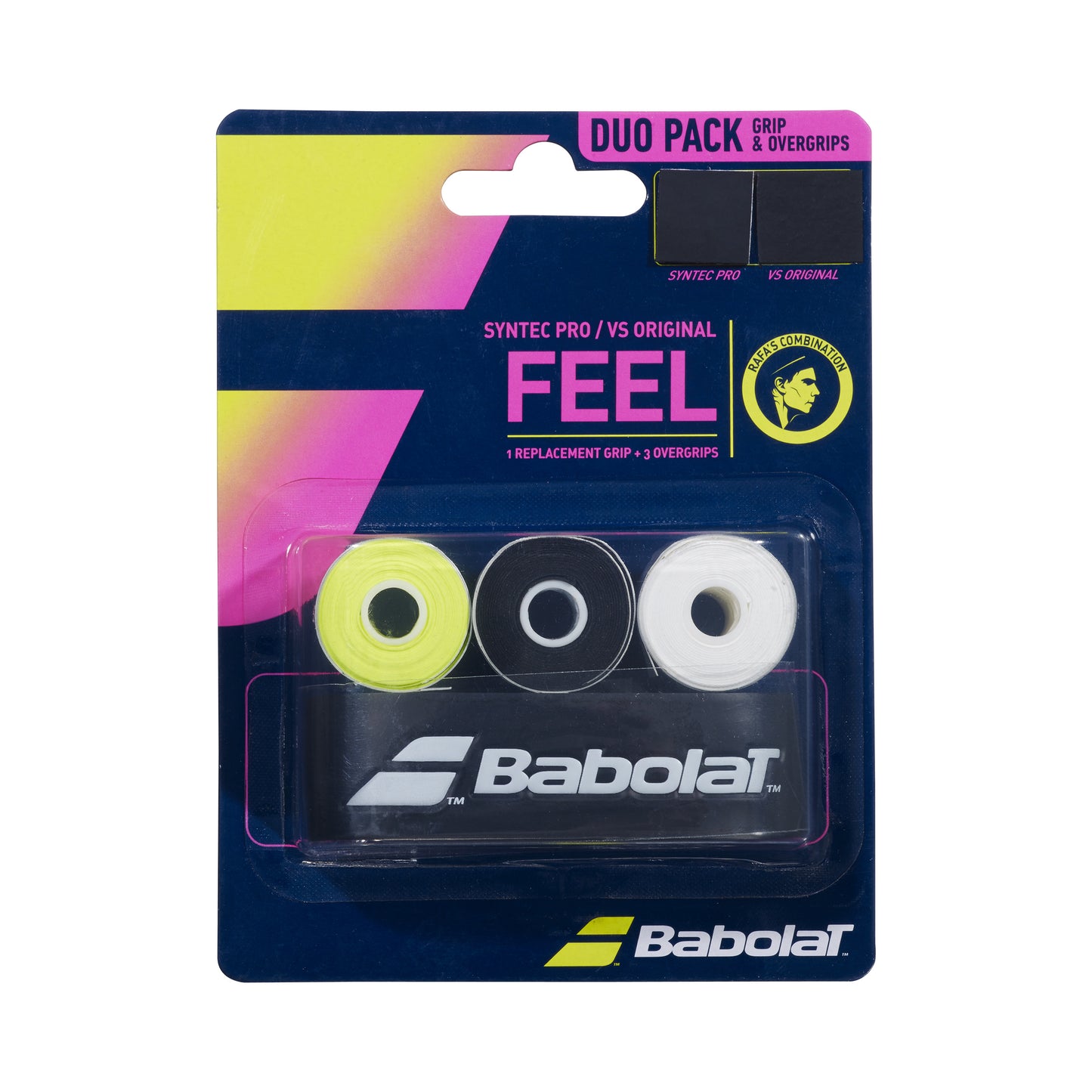 Babolat Syntec Pro X1 + VS Orig X3 4 Pack-Multicoloured Babolat Syntec Pro X1 + VS Orig X3 4 Pack-Multicoloured