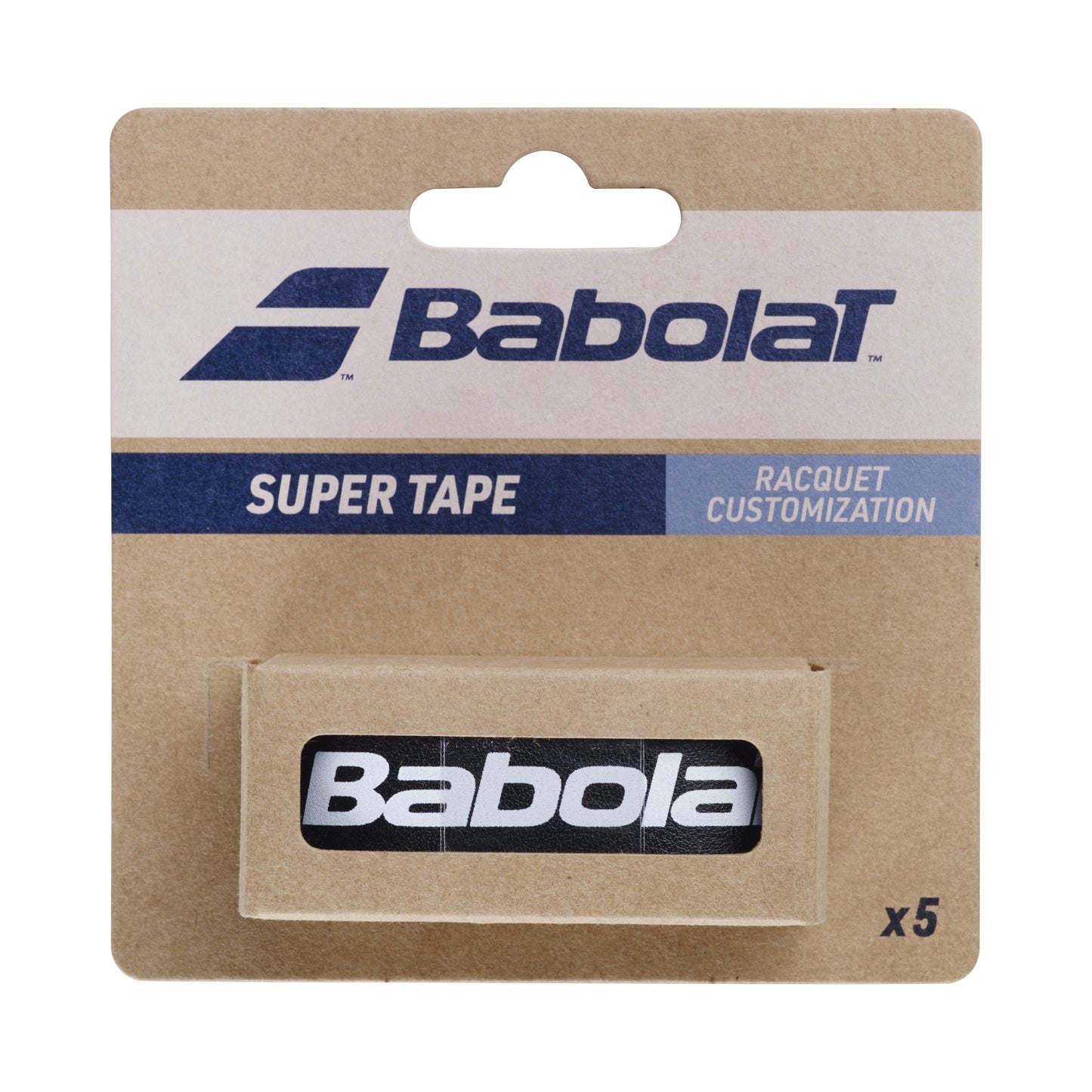 Babolat Super Tape X 5 Racket Saver Tape-Black Babolat Super Tape X 5 Racket Saver Tape-Black