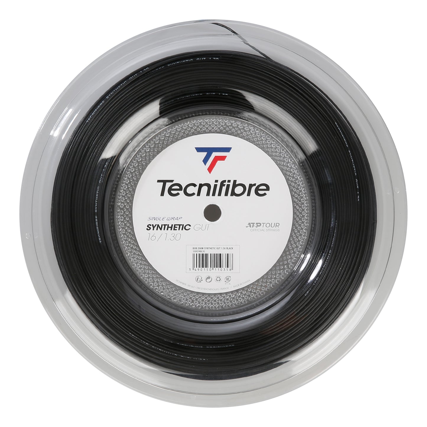 Tecnifibre Synthetic Gut 200m String Reel-Black Tecnifibre Synthetic Gut 200m String Reel-Black