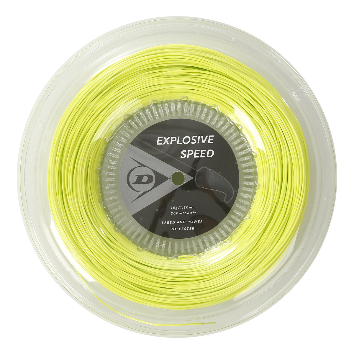 Dunlop Explosive Speed String reel 200m - yellow Dunlop Explosive Speed String reel 200m - yellow