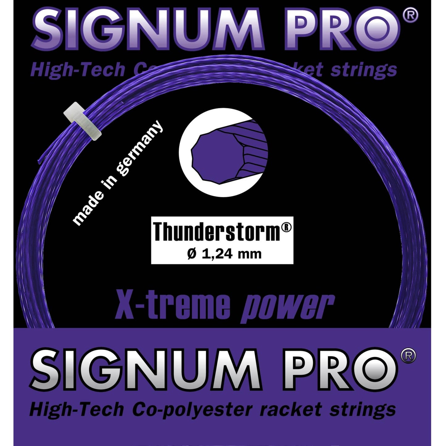 Signum Pro Thunderstorm Violett String Set 12,2m-Violet Signum Pro Thunderstorm Violett String Set 12,2m-Violet