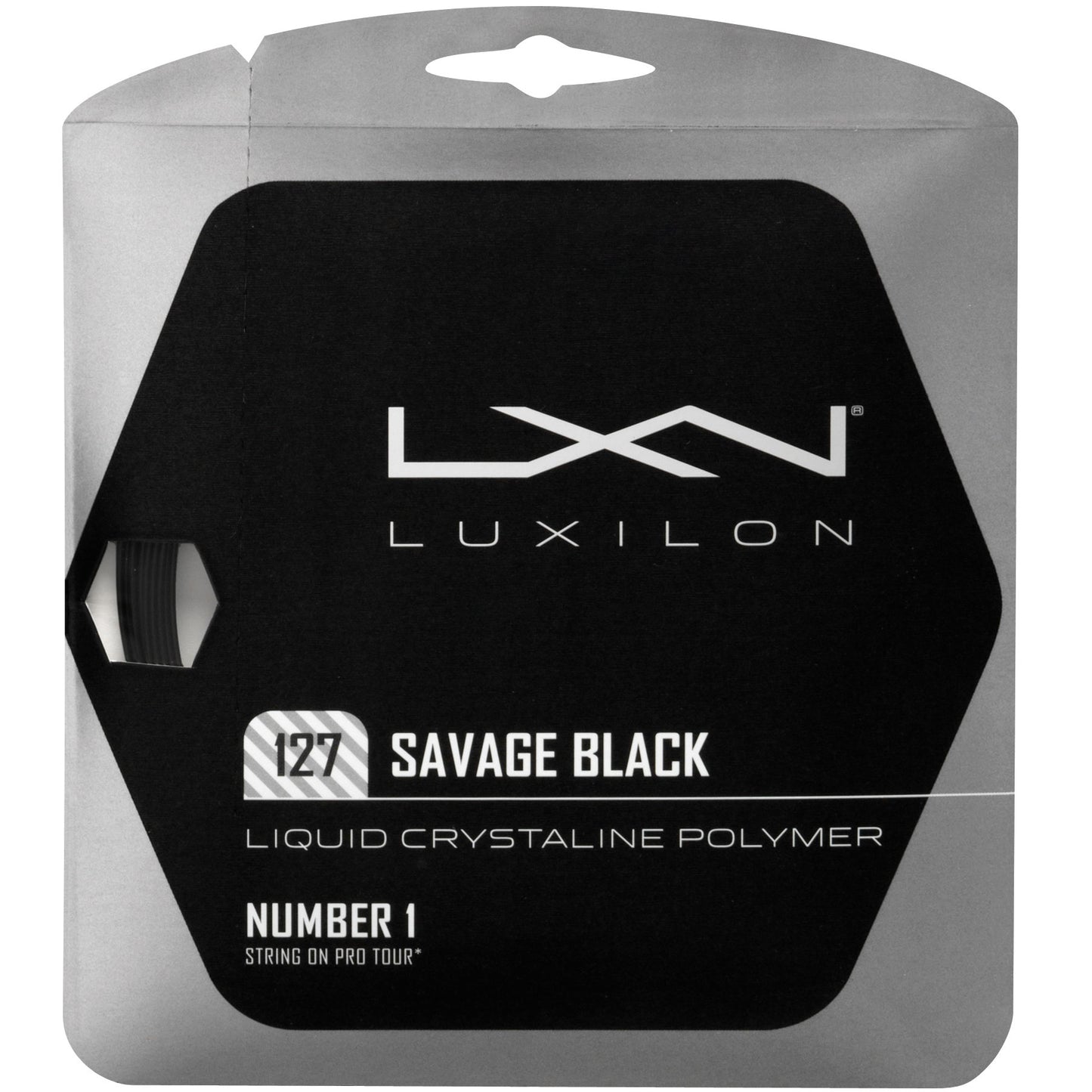 Luxilon Savage String set 12,2m - black Luxilon Savage String set 12,2m - black