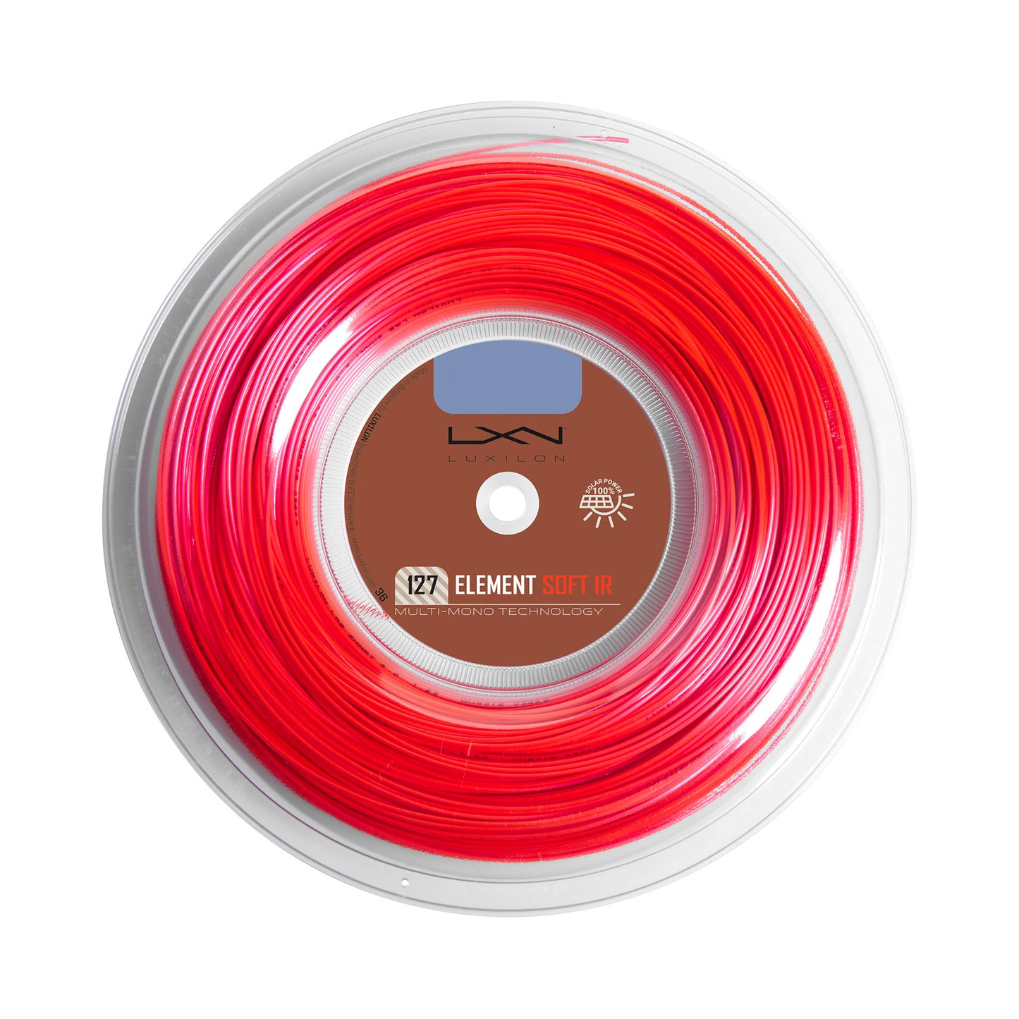 Luxilon Element IR Soft String Reel 200m-Red Luxilon Element IR Soft String Reel 200m-Red