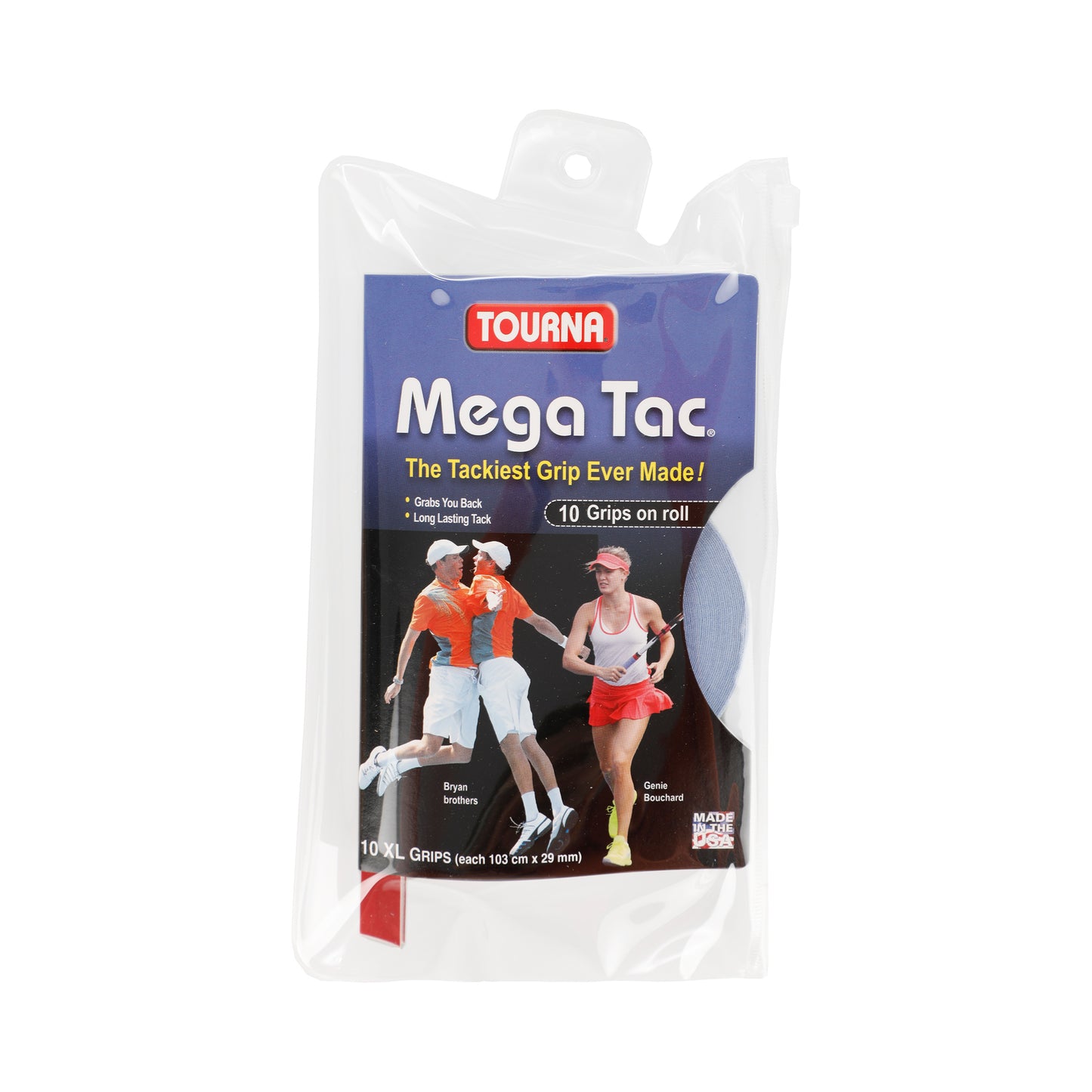 Tourna Mega Tac 10 Pack-Blue Tourna Mega Tac 10 Pack-Blue