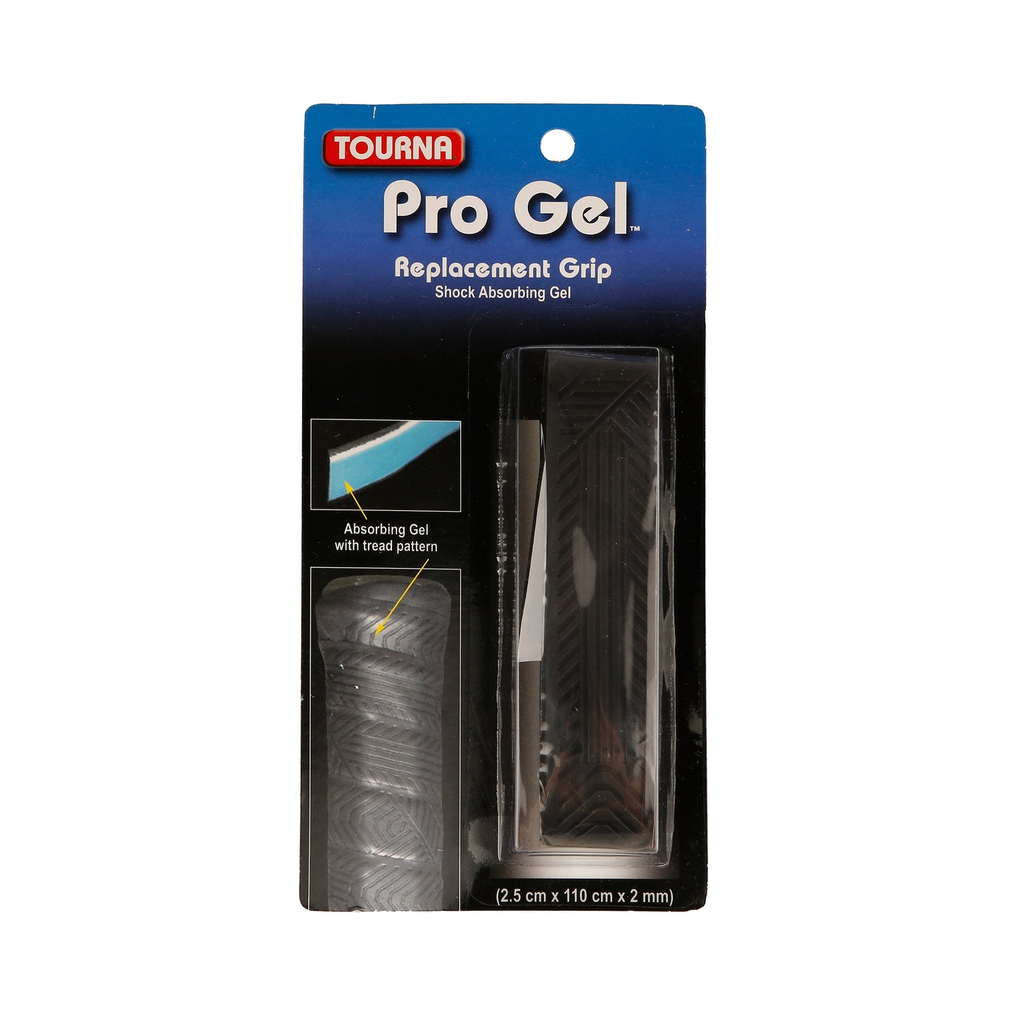 Tourna Pro Gel 1er Pack-Schwarz Tourna Pro Gel 1er Pack-Schwarz