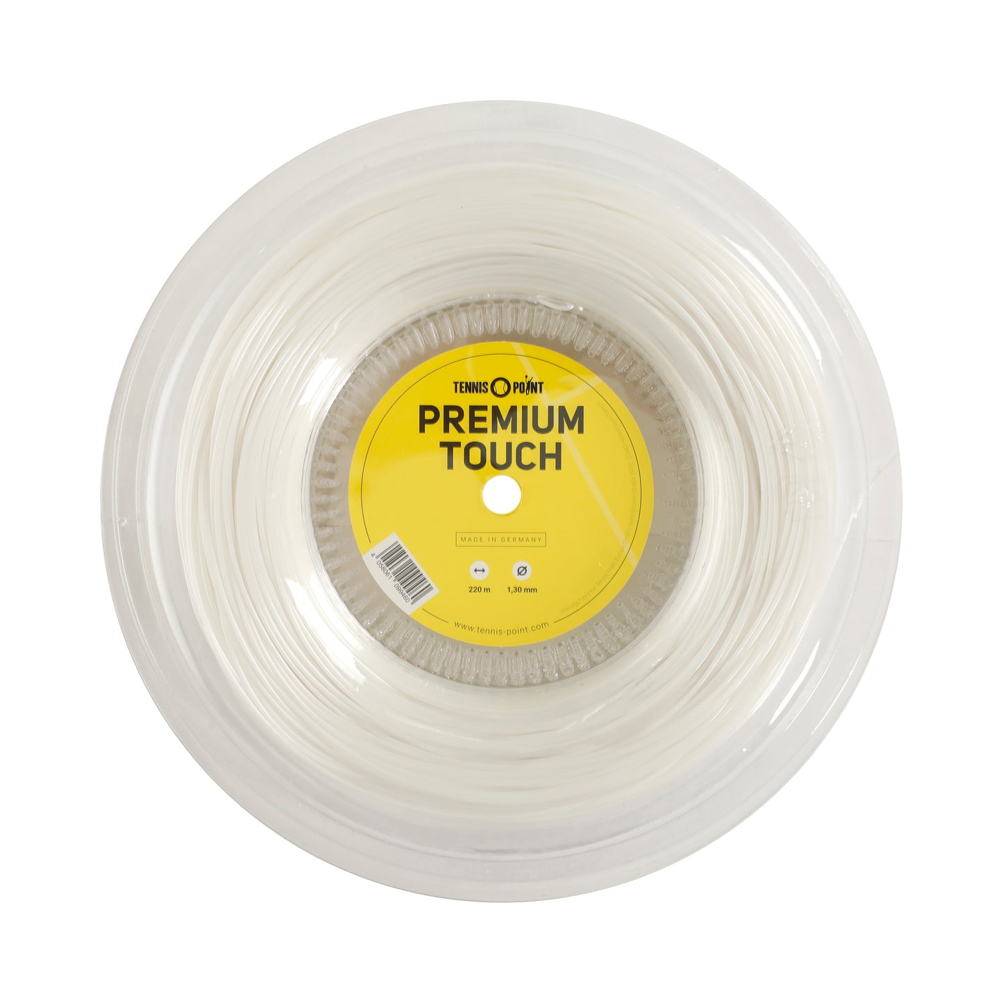 Tennis-Point Premium Touch String Reel 220m-White Tennis-Point Premium Touch String Reel 220m-White