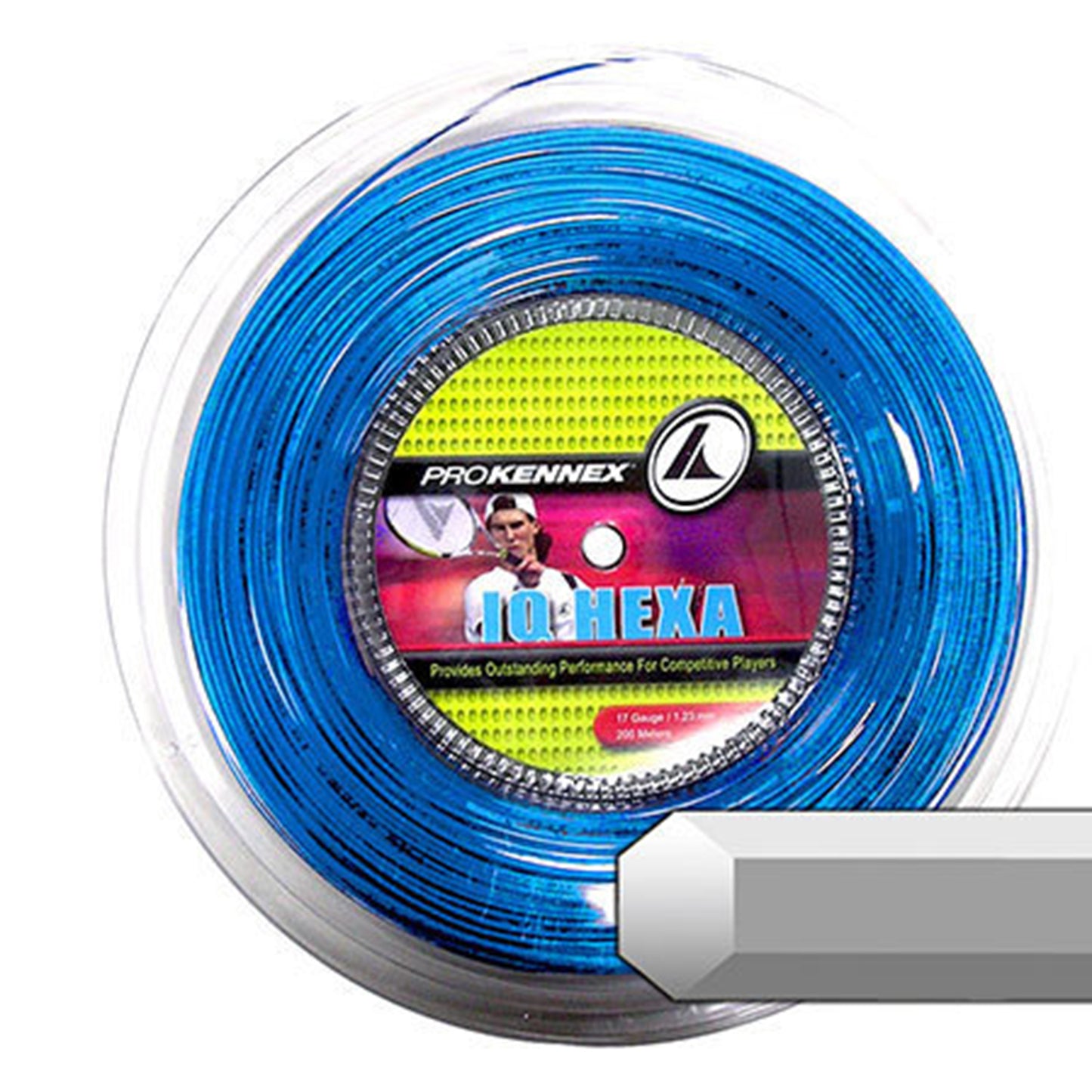 PROKENNEX Iq Hexa String Reel-Blue PROKENNEX Iq Hexa String Reel-Blue