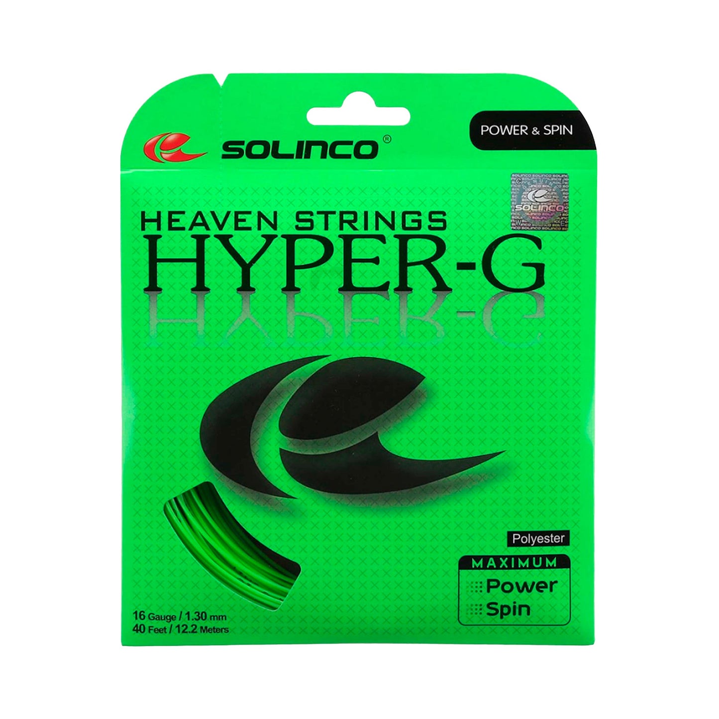 Solinco Hyper-G Saitenset 12,2m-Grün Solinco Hyper-G Saitenset 12,2m-Grün
