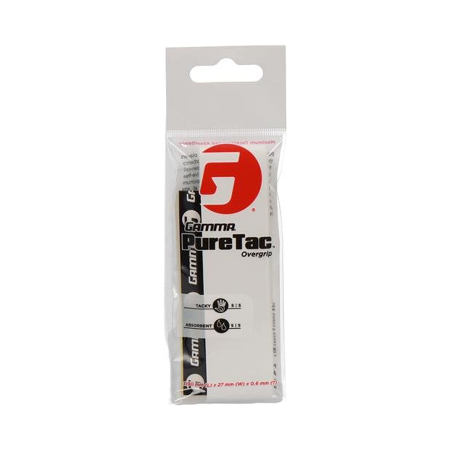 Gamma Pure Tac 1 Pack-White Gamma Pure Tac 1 Pack-White