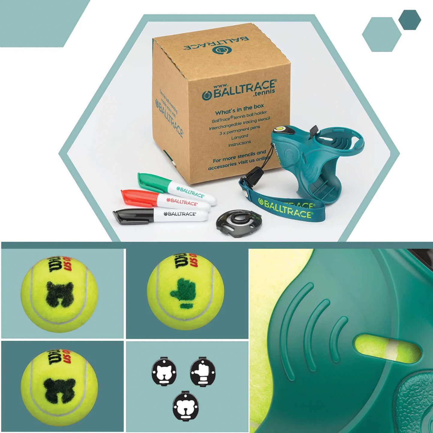 BallTrace Paws & Thumbs Ball Marker-Green BallTrace Paws & Thumbs Ball Marker-Green