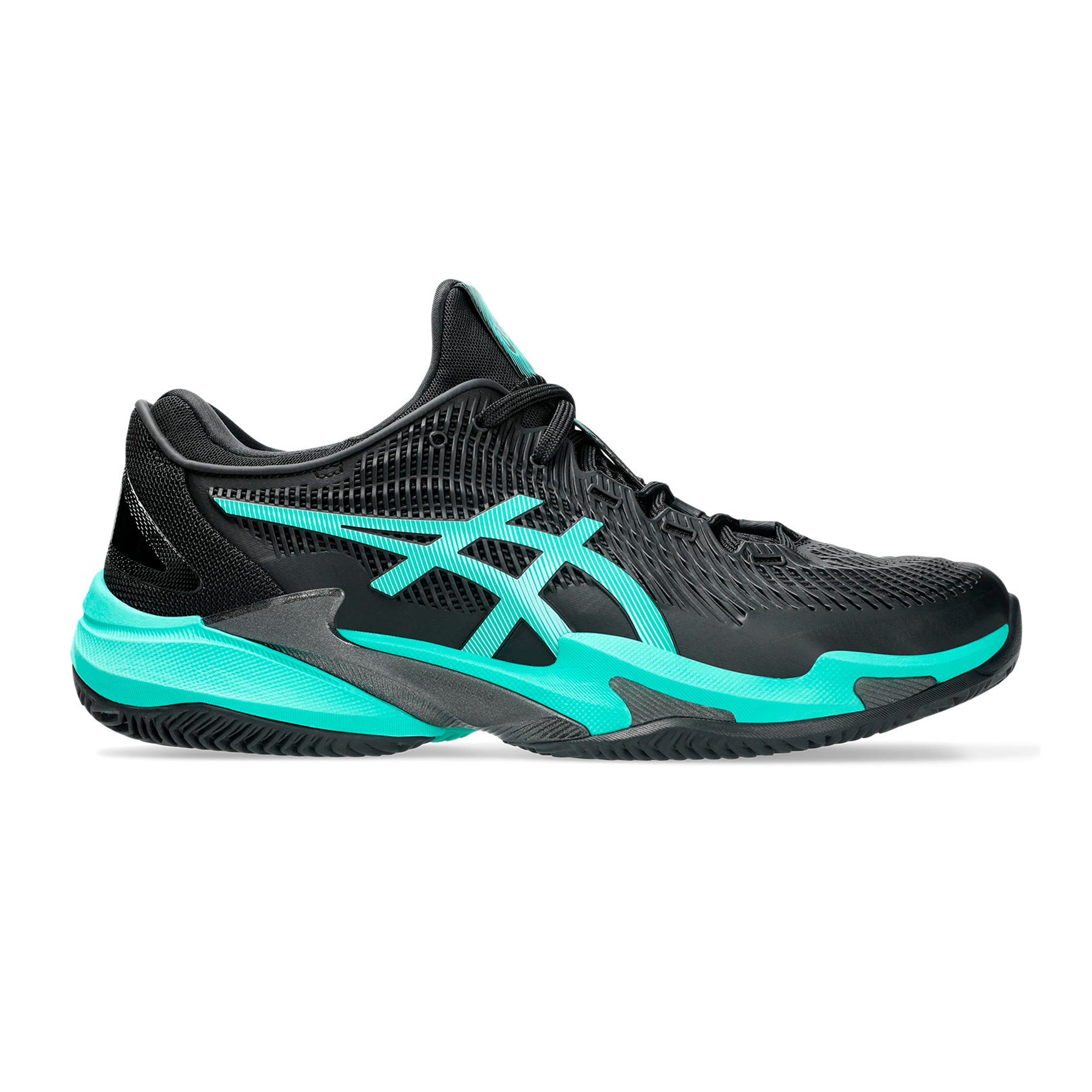 Court FF 3 Clay court shoe Men - black, turquoise | Tennis-Point