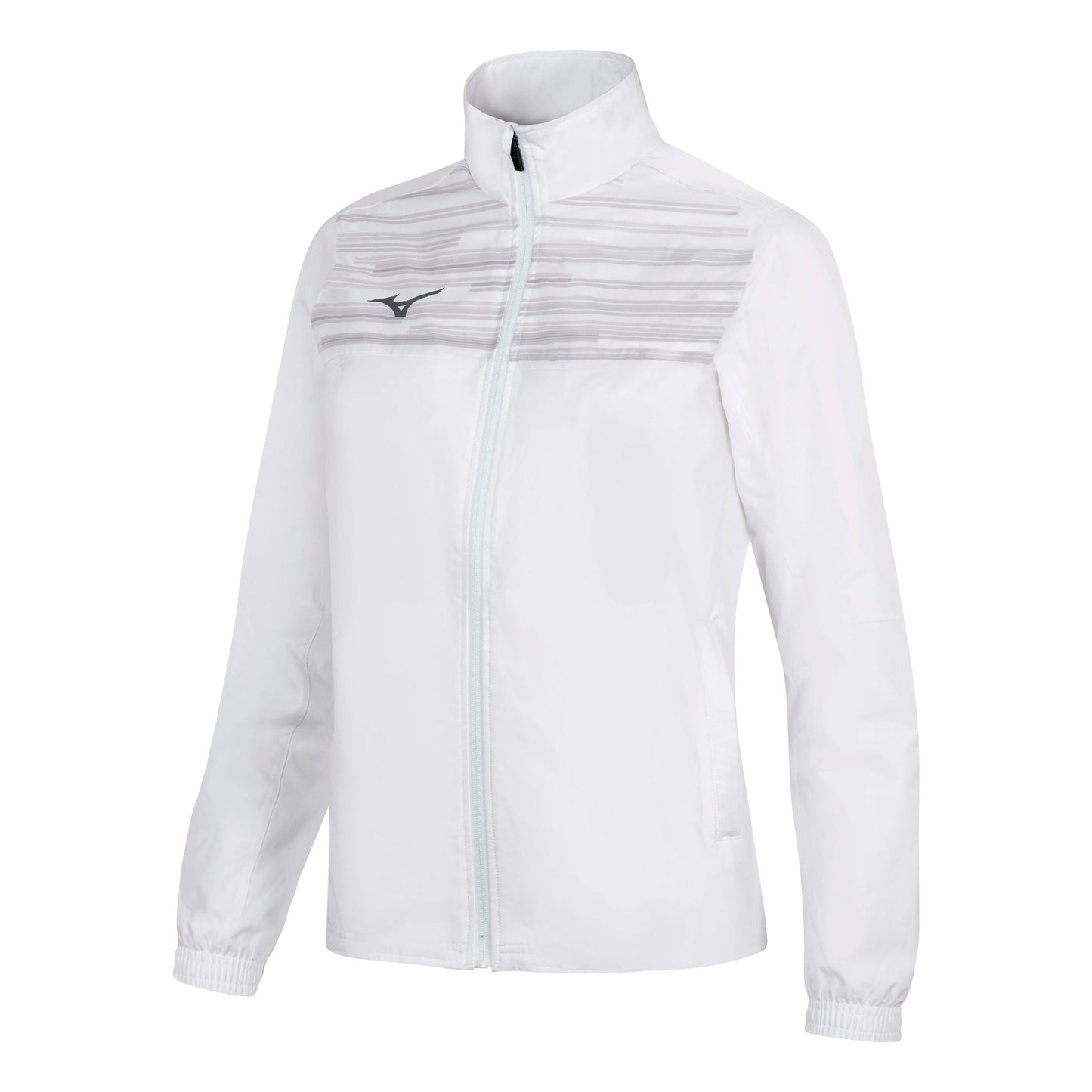 Mizuno Team Chiba Micro Training jacket Women-white Mizuno Team Chiba Micro Training jacket Women-white