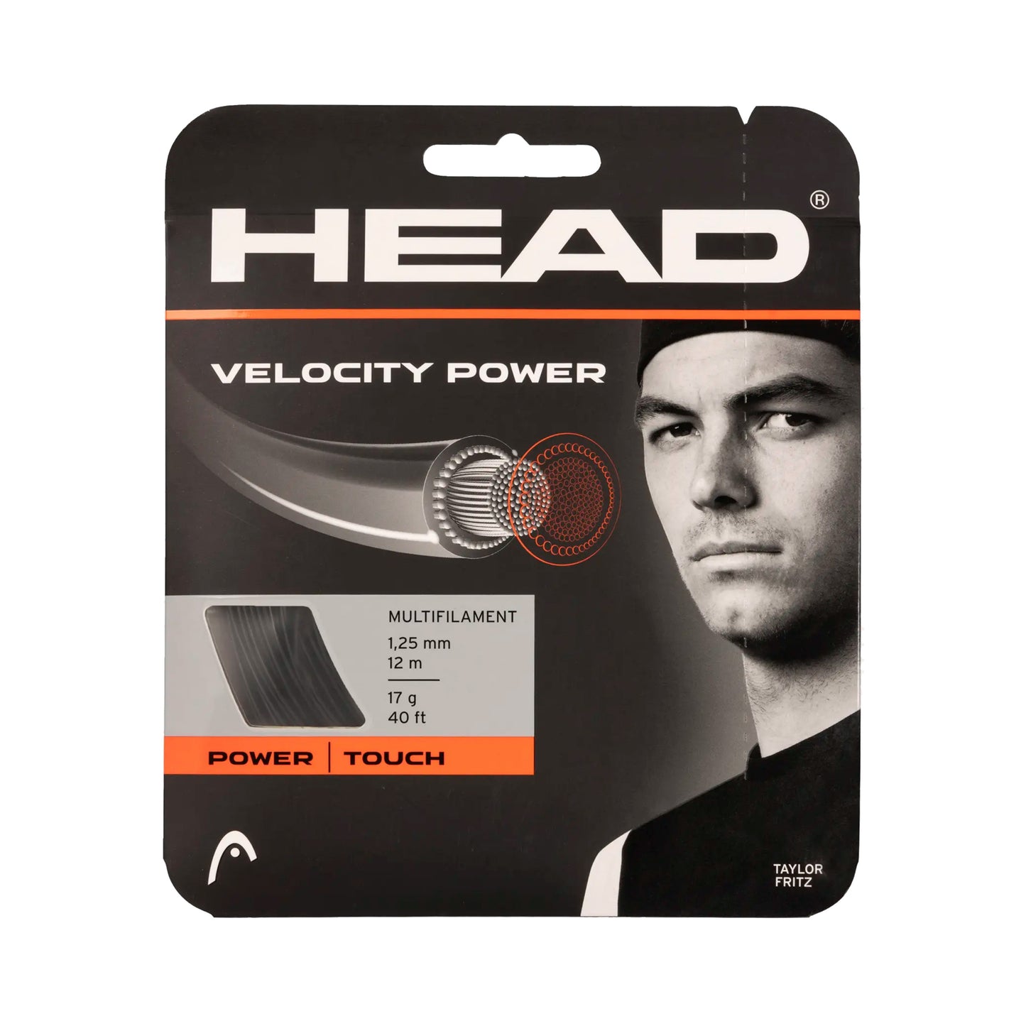 HEAD Velocity MLT Power Saitenset 12m - schwarz HEAD Velocity MLT Power Saitenset 12m - schwarz