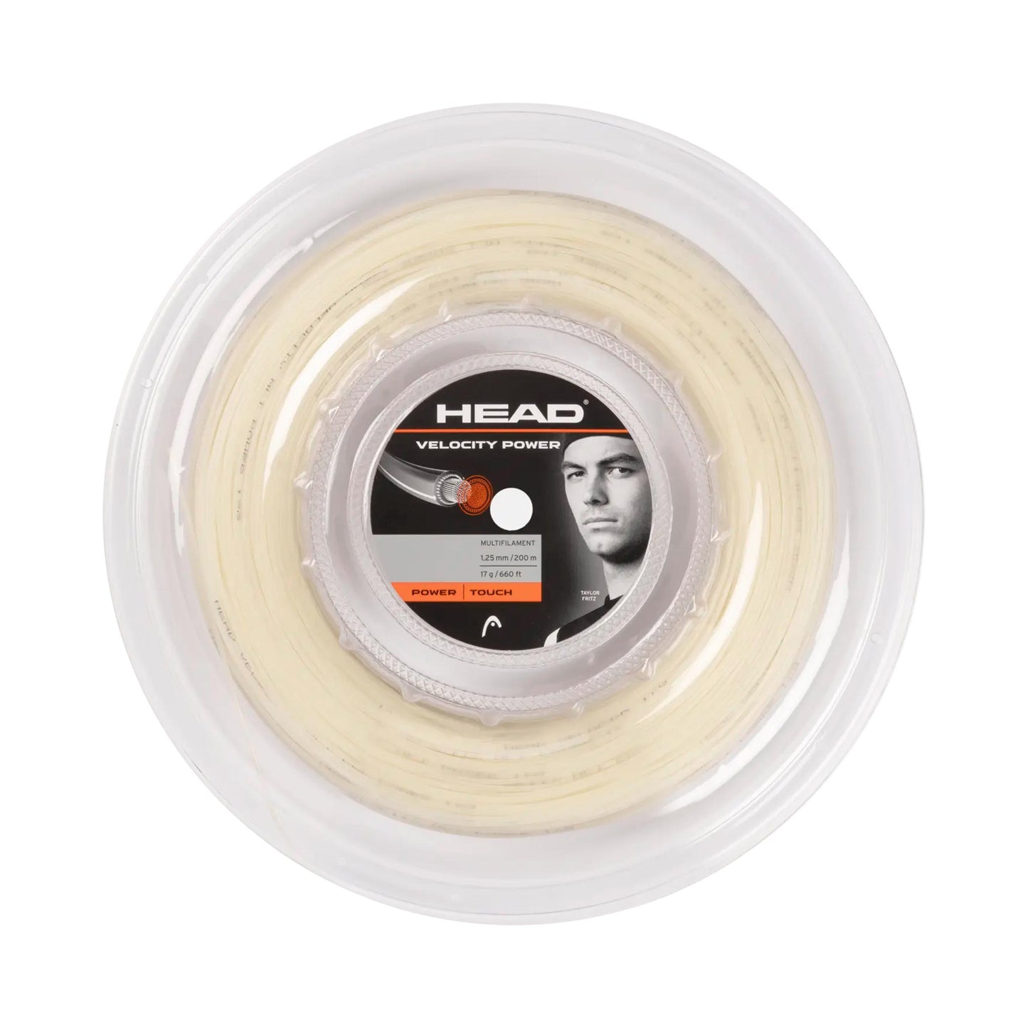 HEAD Velocity MLT Power Saitenrolle 200m - nude HEAD Velocity MLT Power Saitenrolle 200m - nude