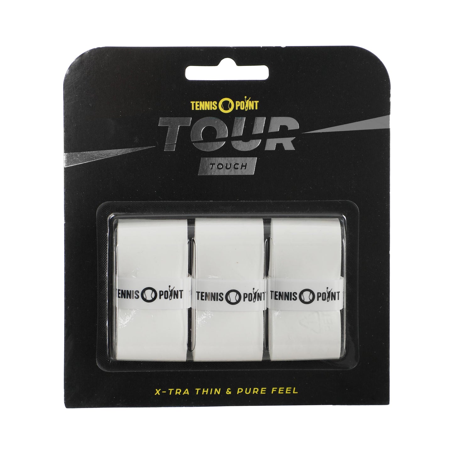 Tennis-Point Tour Touch 3 Pack - white Tennis-Point Tour Touch 3 Pack - white