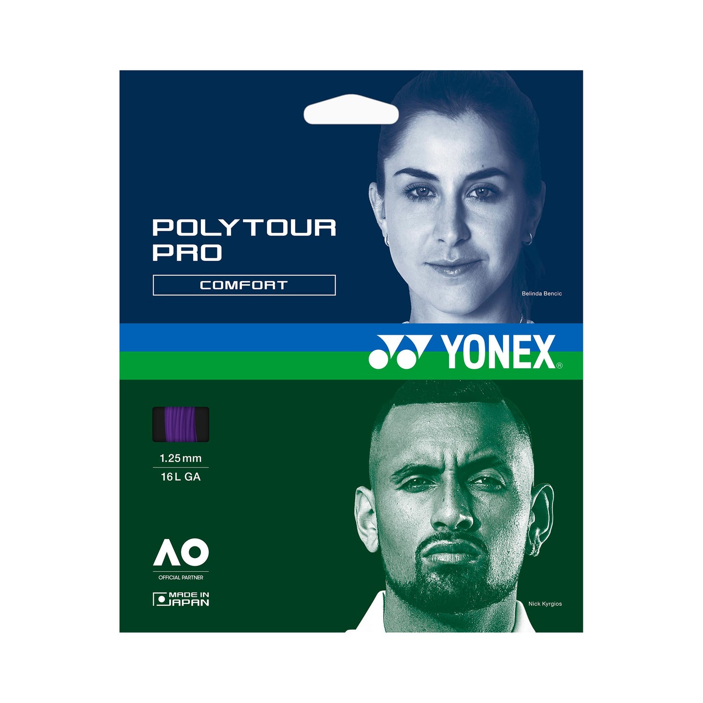 Yonex Poly Tour Pro Midnight Purple String set 12m - dark blue Yonex Poly Tour Pro Midnight Purple String set 12m - dark blue