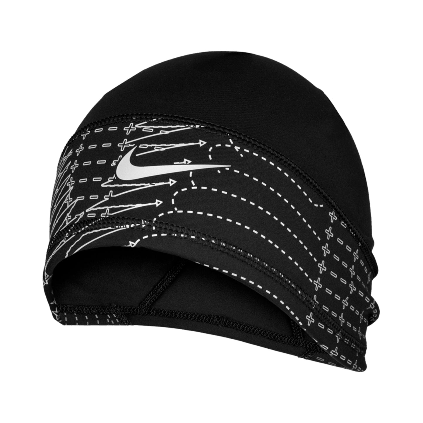 Nike Dri-Fit Terra Uncuffed Reflective Beanie Unisex - black, black Nike Dri-Fit Terra Uncuffed Reflective Beanie Unisex - black, black