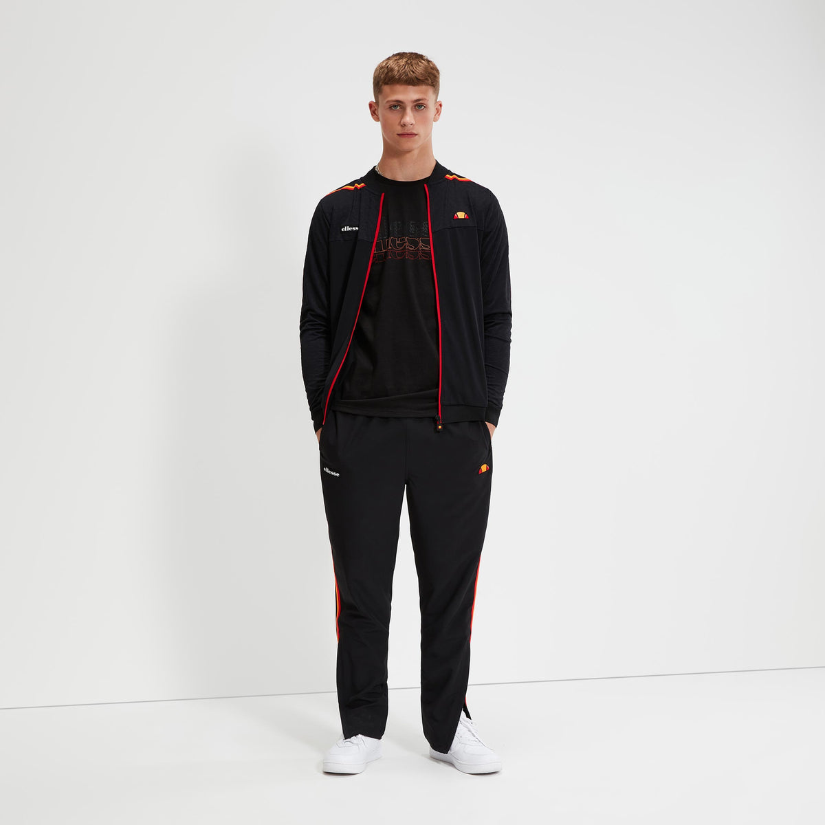 Ellesse Seaton Trainingshose Herren - schwarz,