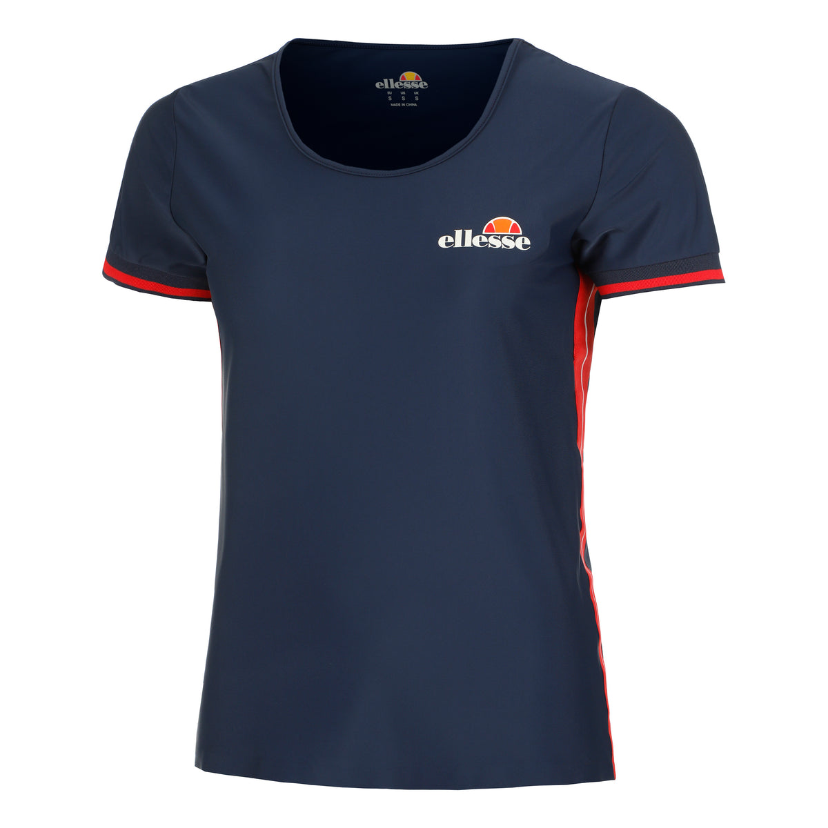 Ellesse Pierce T-Shirt Damen-Dunkelblau,Rot