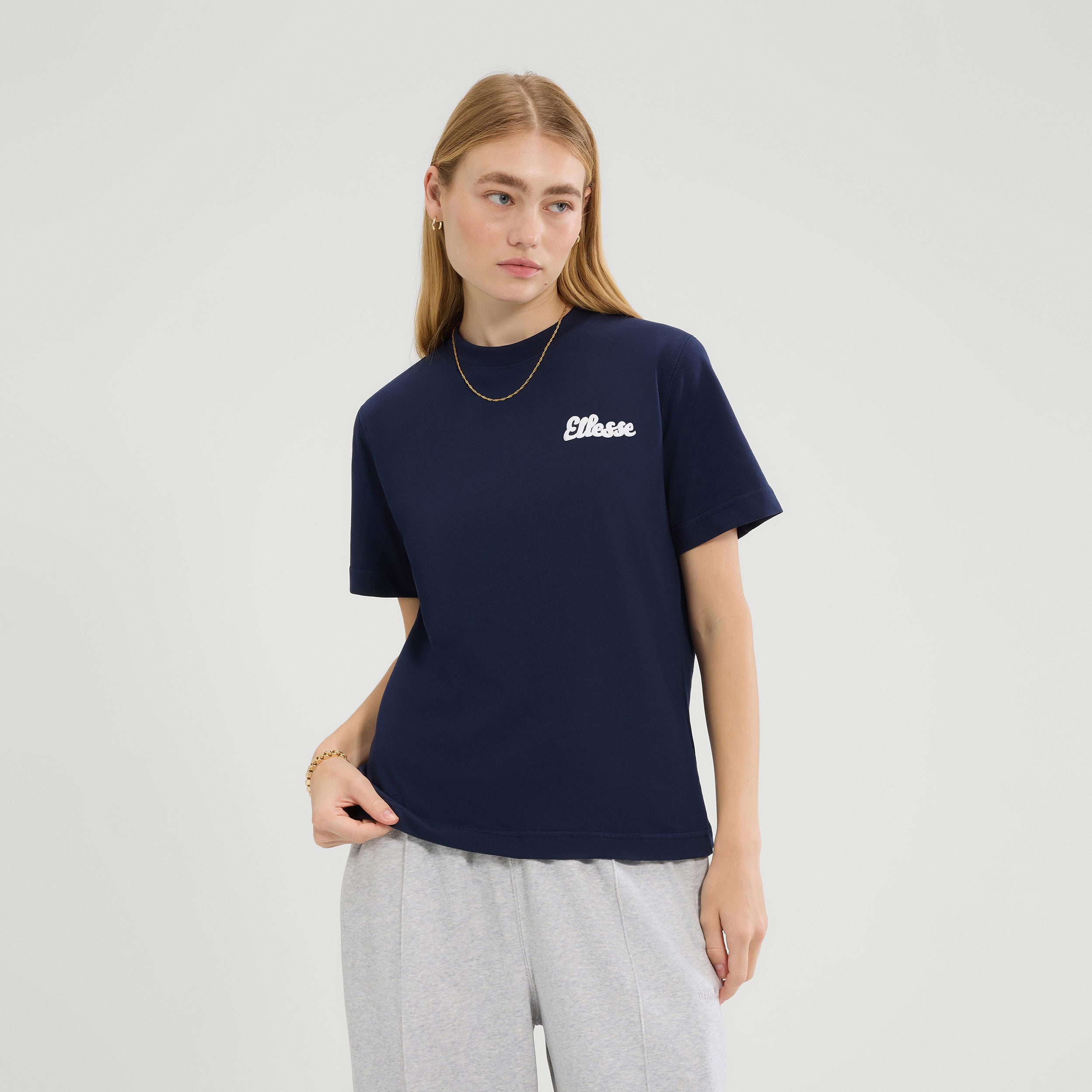 Ellesse Soffio T-Shirt Damen-Dunkelblau,Weiß