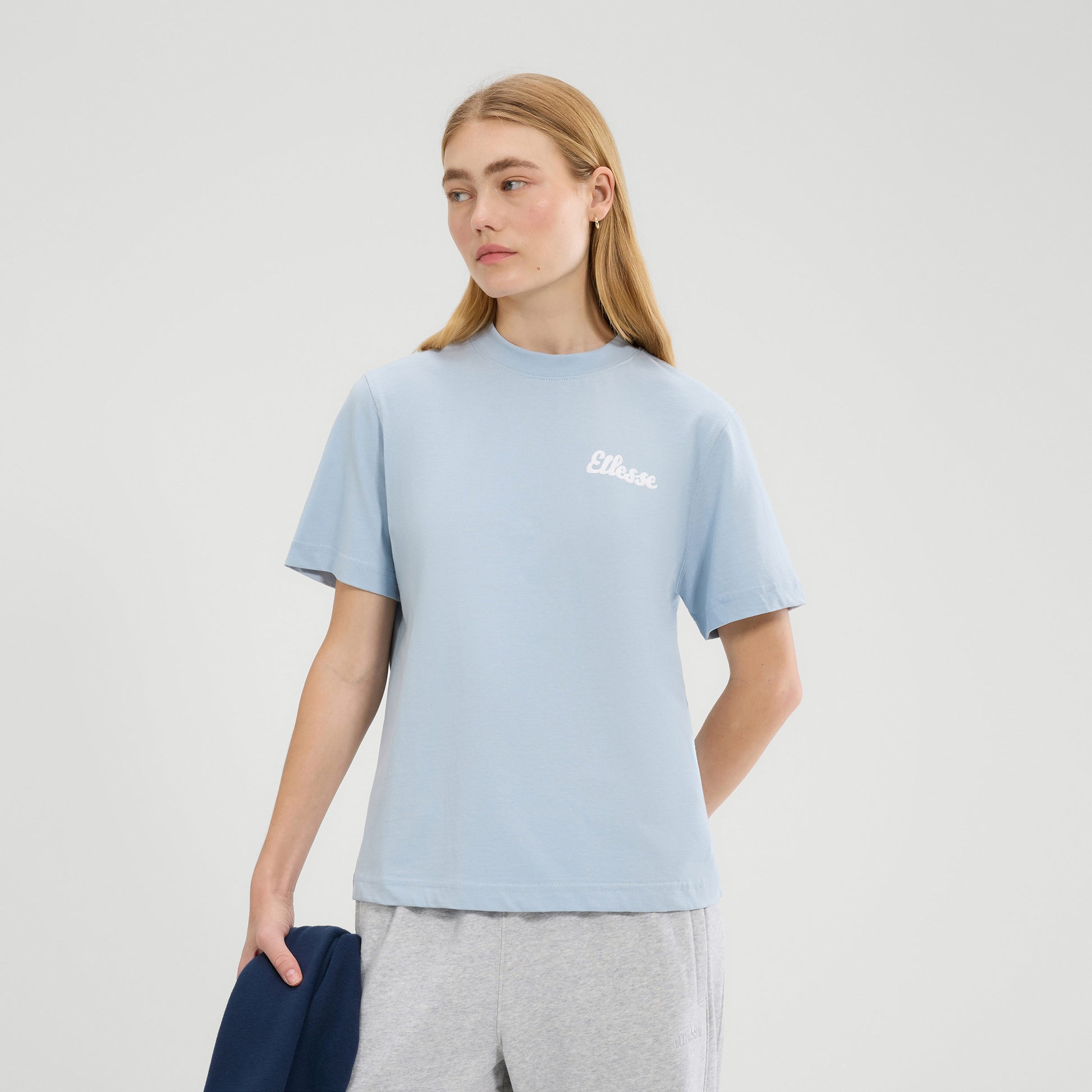 Ellesse Soffio T-Shirt Damen-Hellblau,Weiß