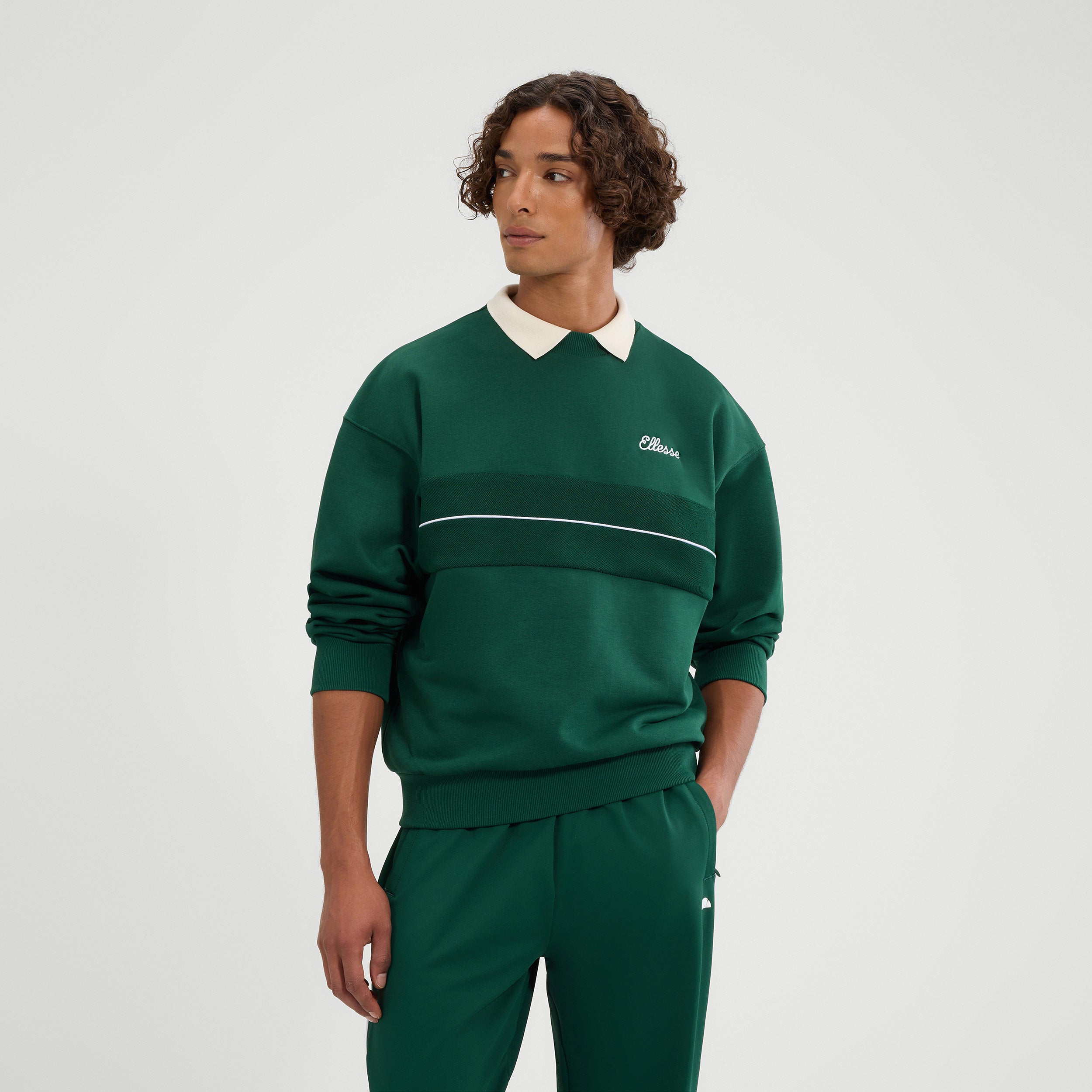 Ellesse Quento Sweatshirt Men-Dark Green