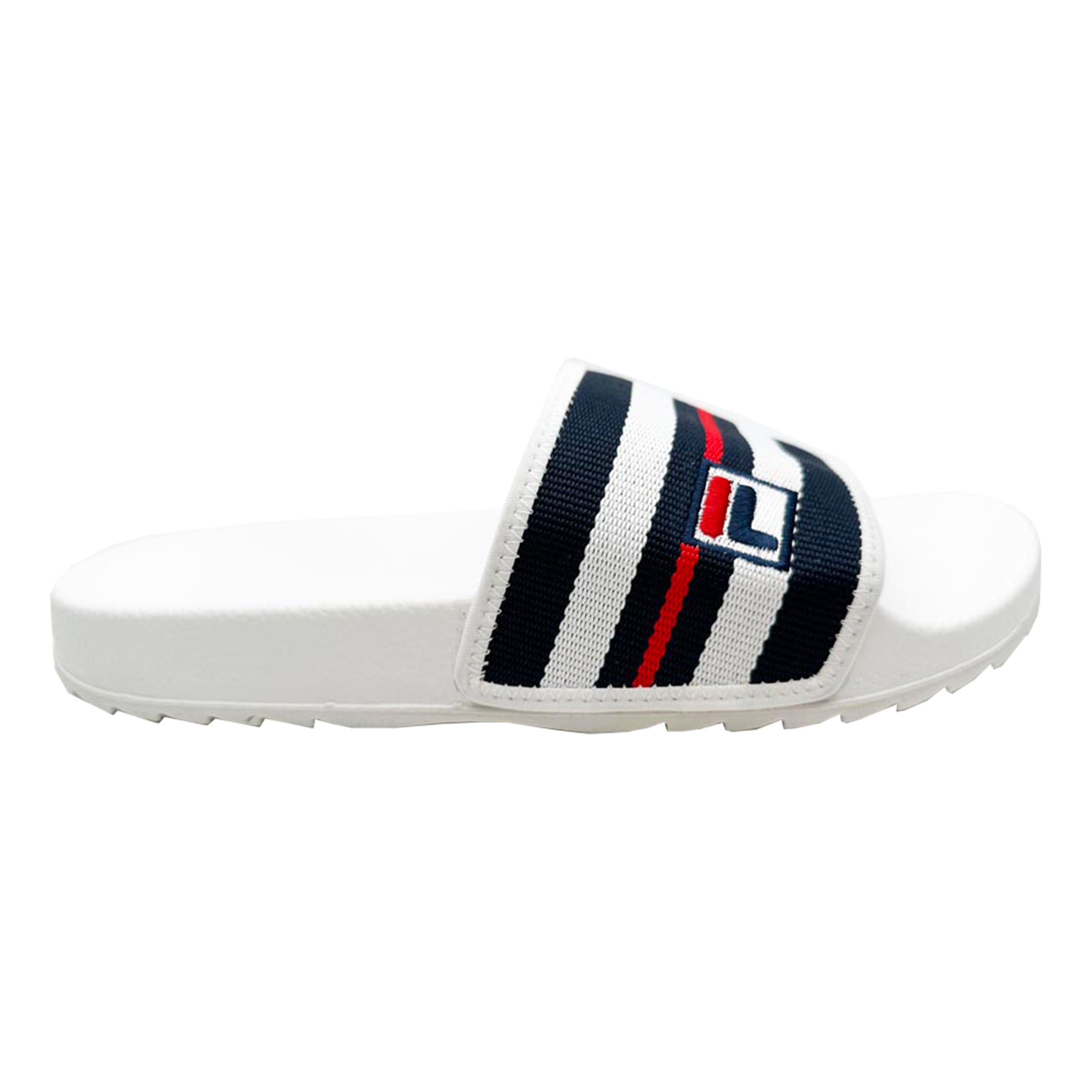 Fila Heritage Slides Badelatschen Herren-Weiß,Dunkelblau