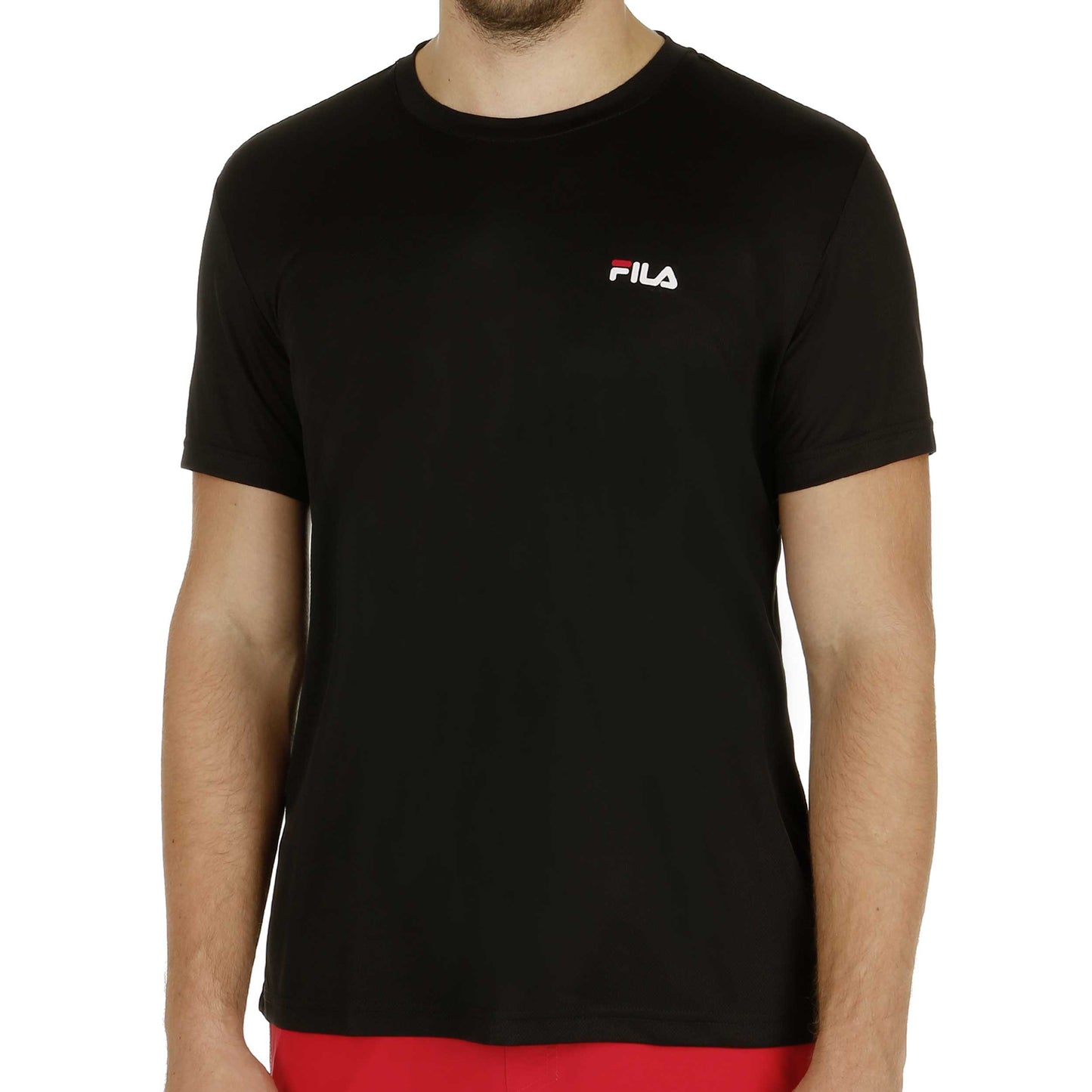 Fila Logo  T-Shirt Men-black