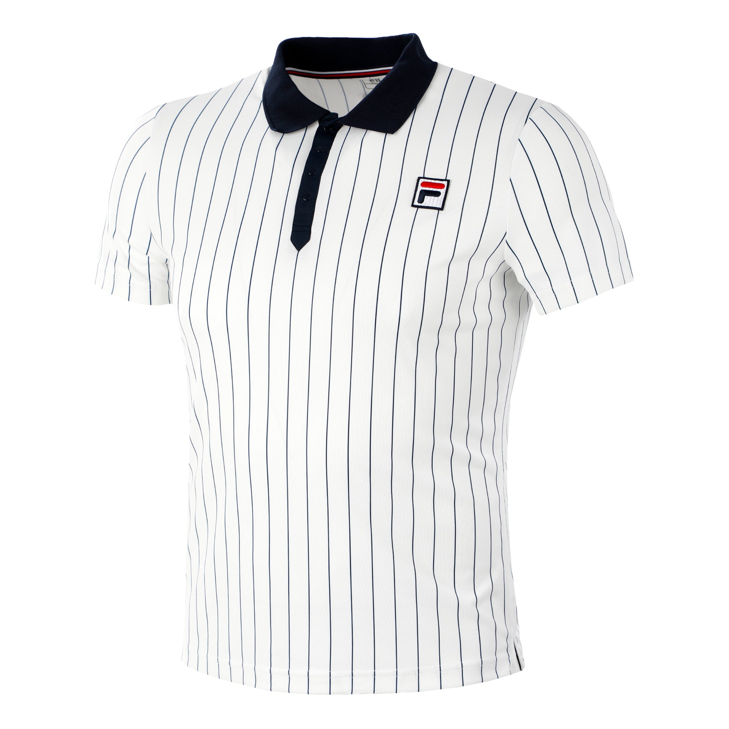 Fila Stripes Björn Polo Men - white, dark blue