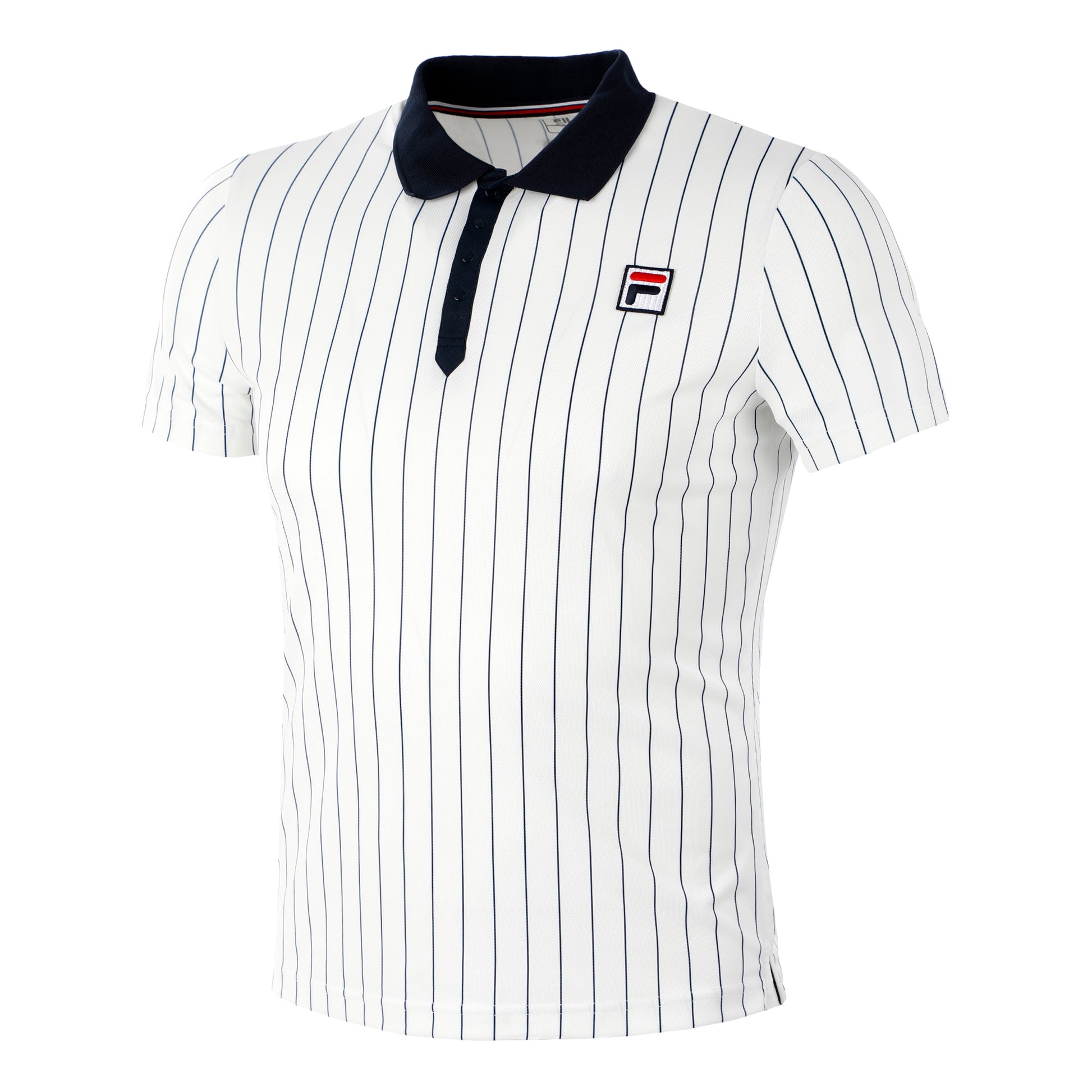 Fila Stripes Björn Polo Men - white, dark blue