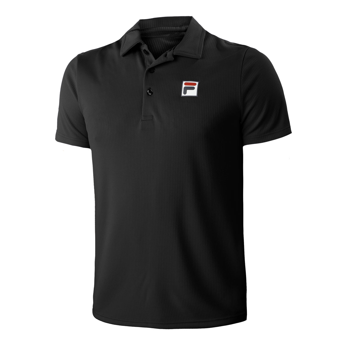 Fila Maurice Polo Herren - schwarz, grau