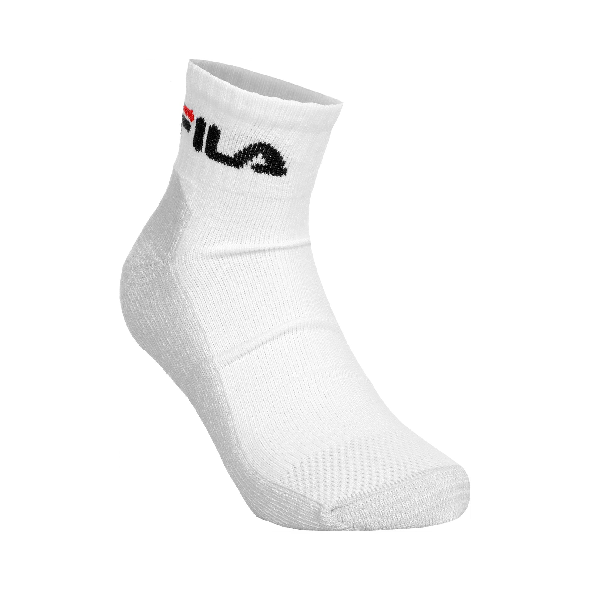 Fila Quarter Sports Socks-White,Multicoloured