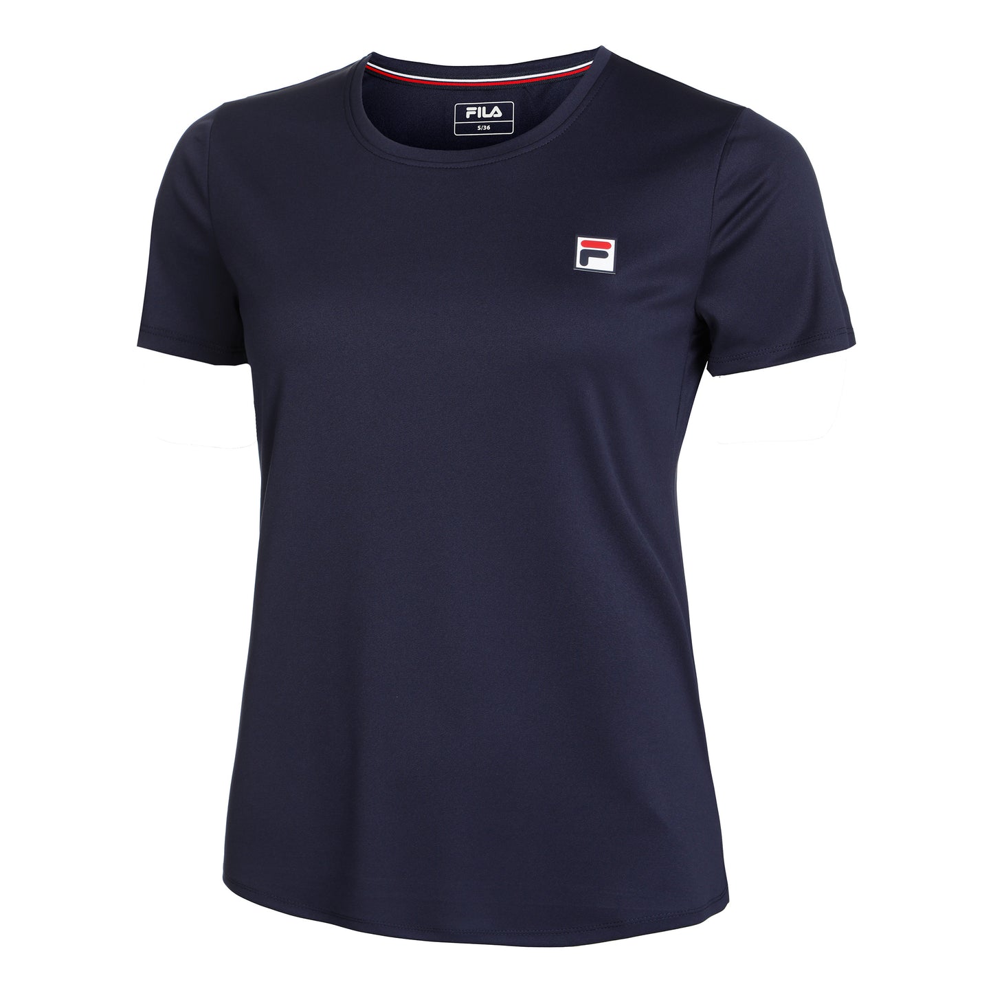 Fila Leonie T-Shirt Damen-Dunkelblau,Weiß