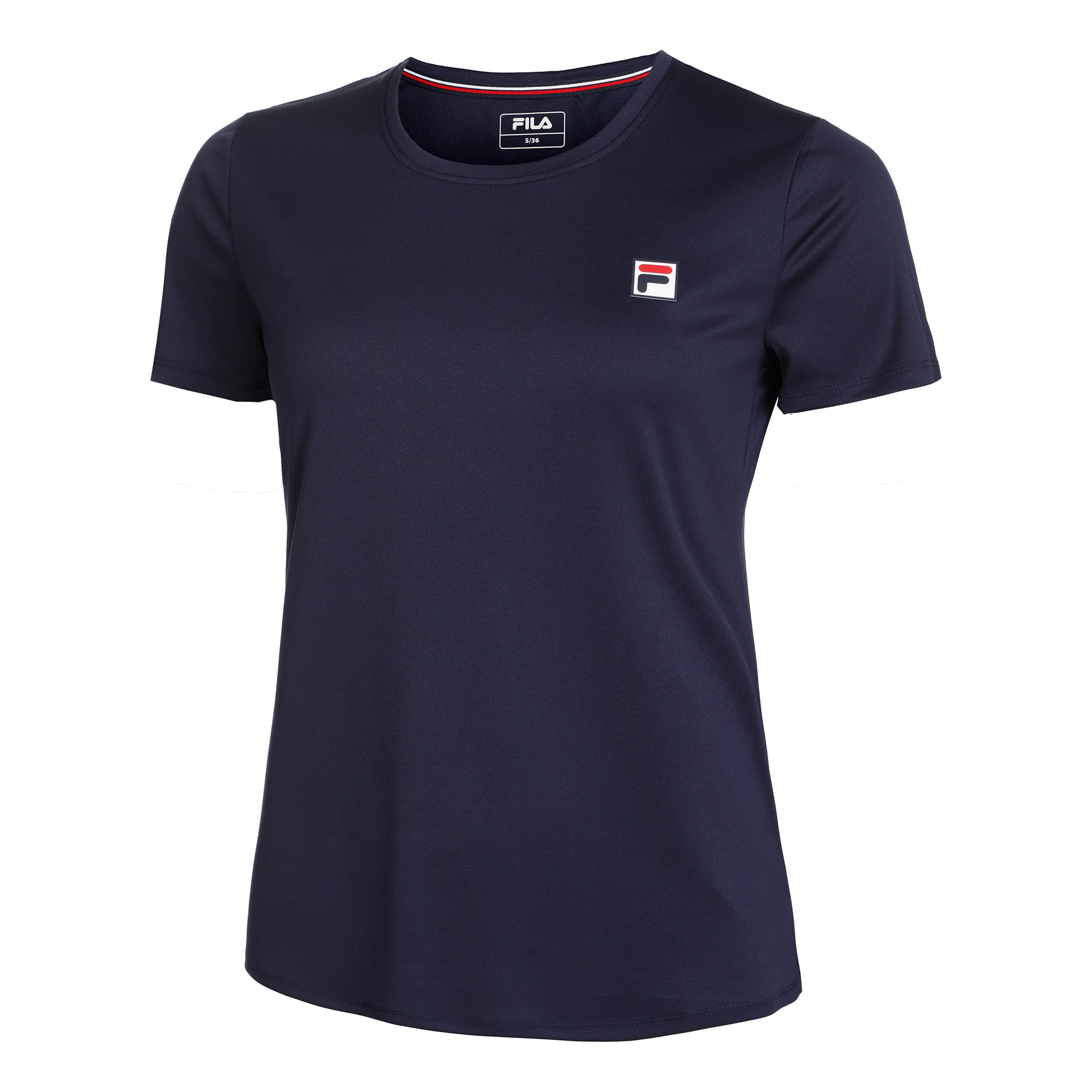 Fila Leonie T-Shirt Damen-Dunkelblau,Weiß