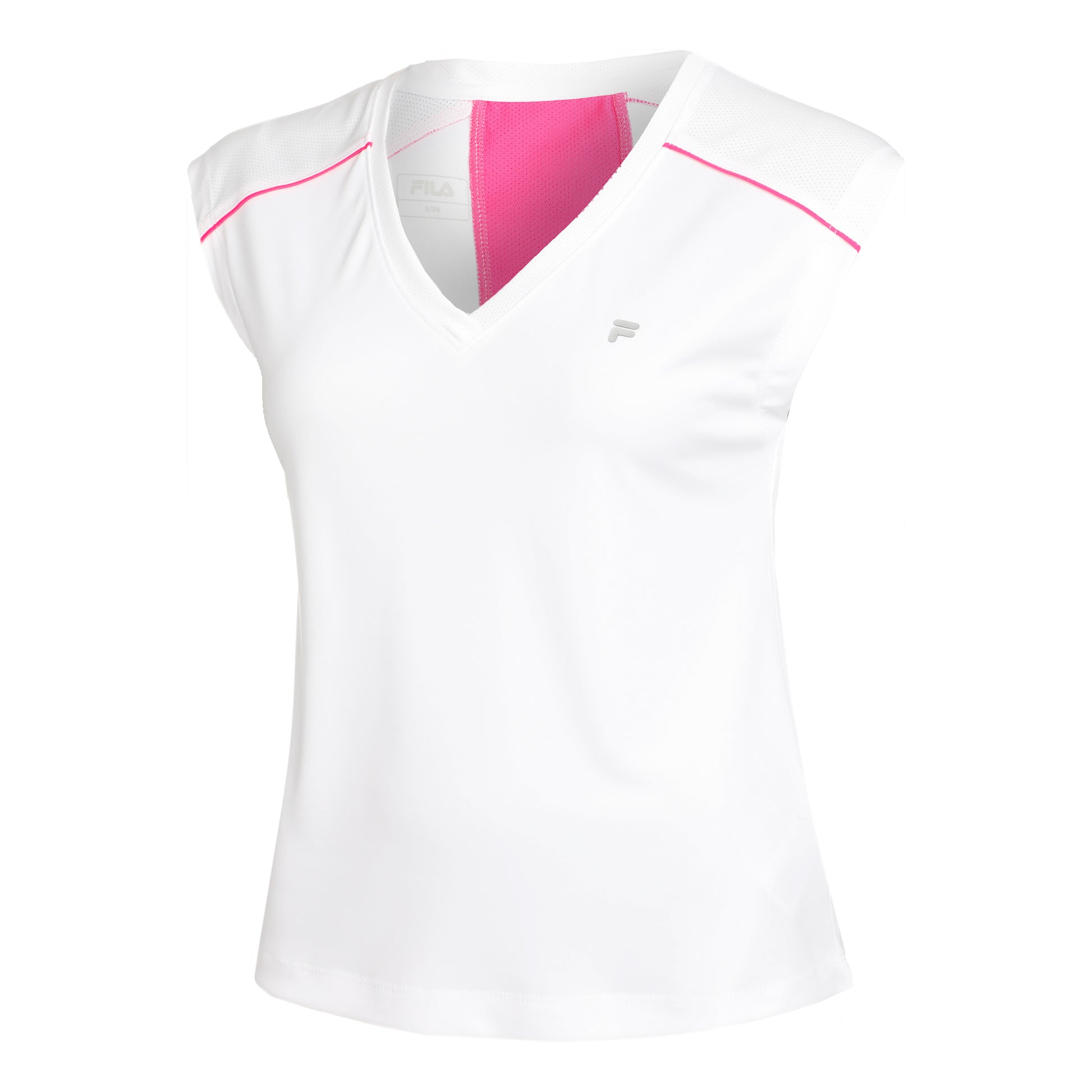 Fila Marlis T-Shirt Women - white, pink