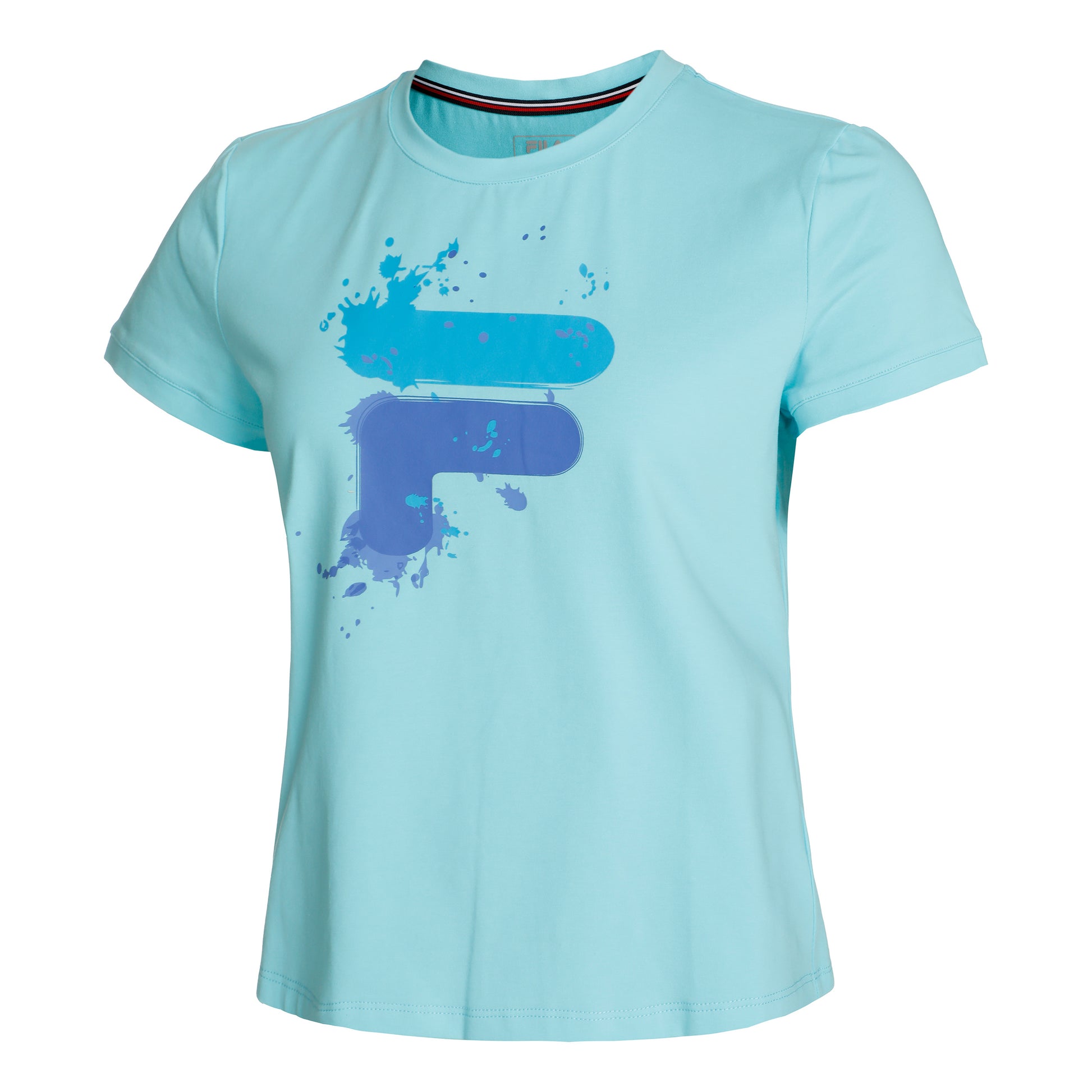 Fila Emelie T-Shirt Damen - türkis, mehrfarbig